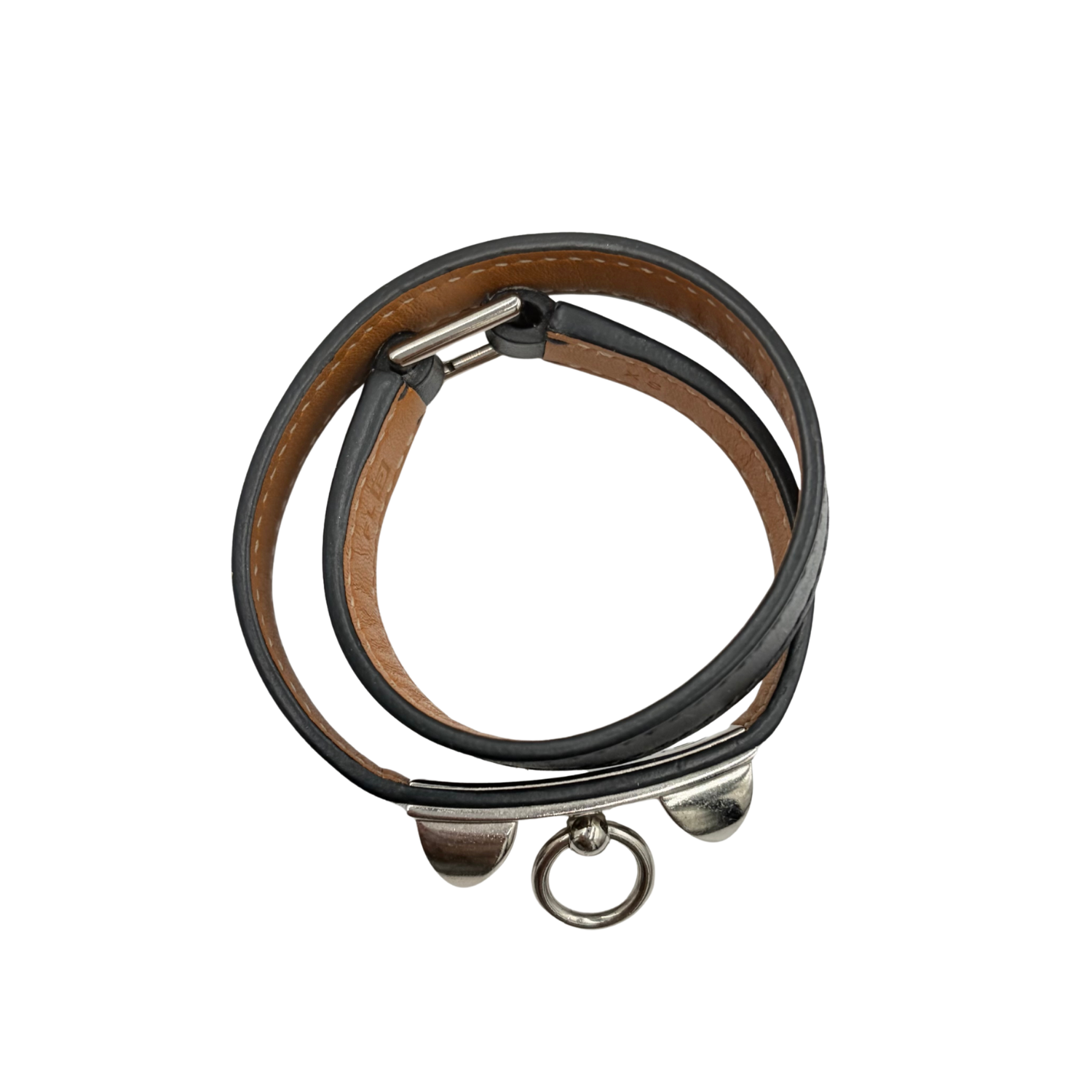 Hermès XS Rivale Double Tour Bracelet Black