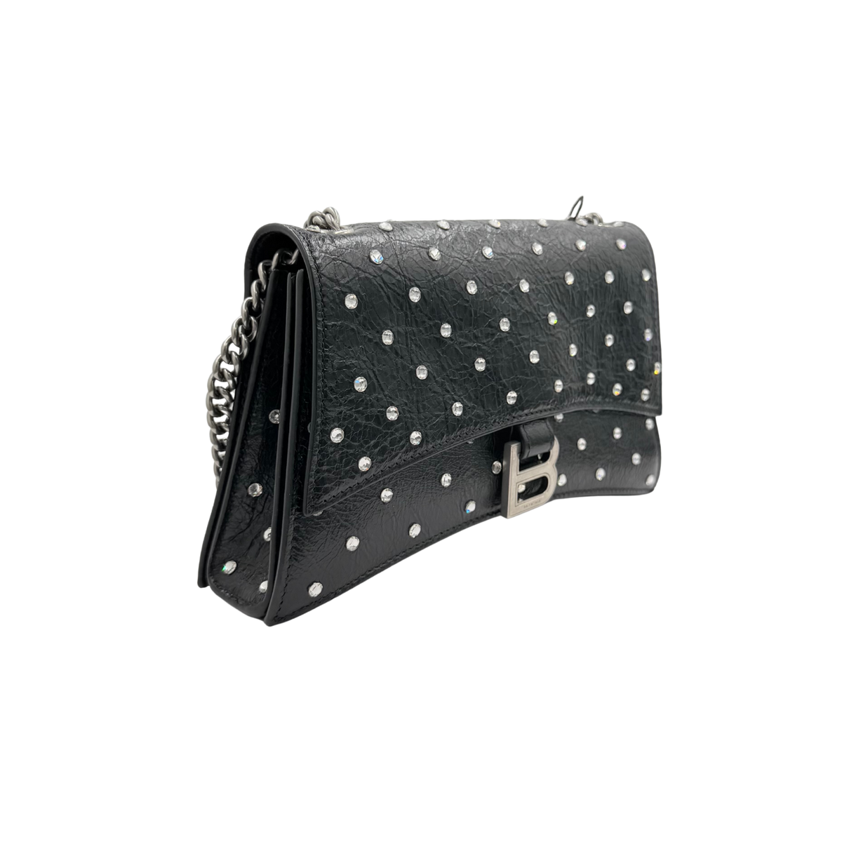 Sparkle Crush Wallet on Chain Black