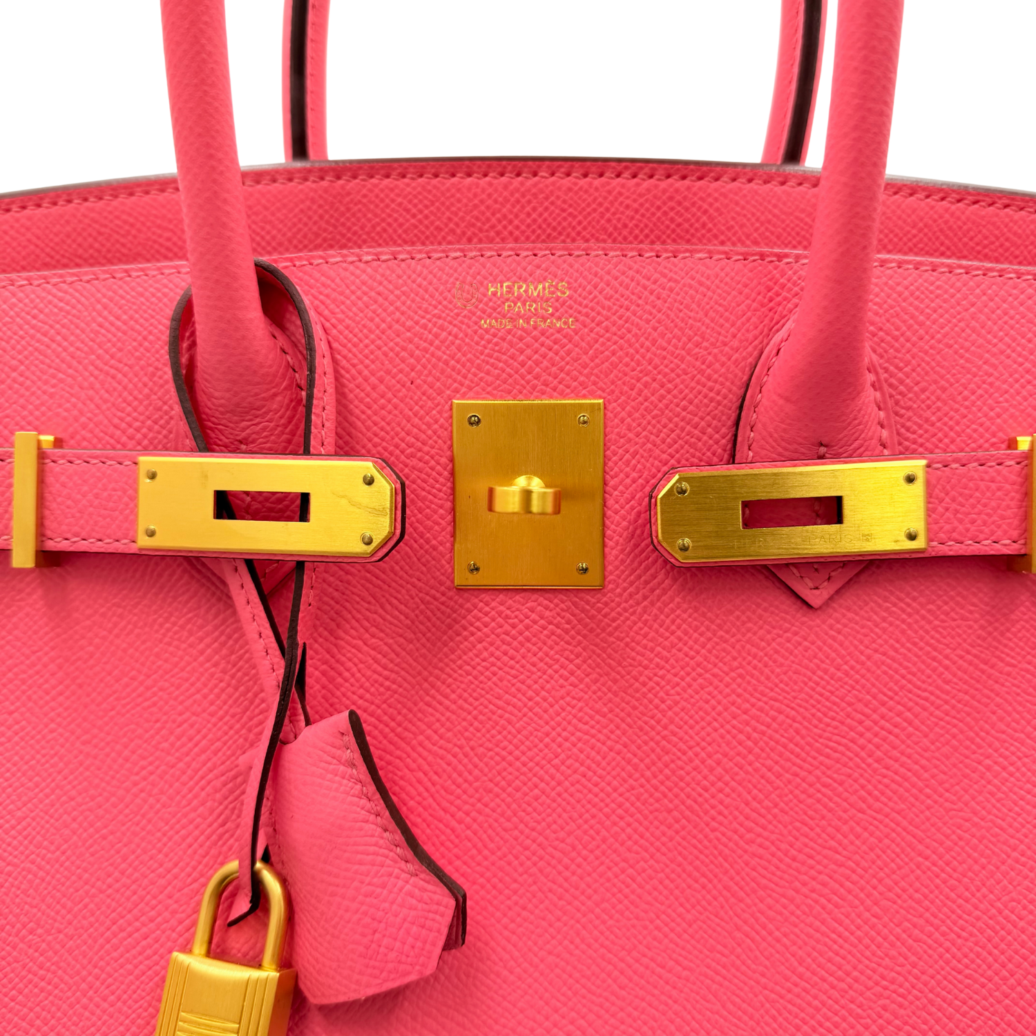 Hermès Special Order (HSS) Birkin 30 Rose Azalee Epsom Leather with Brushed Gold Hardware