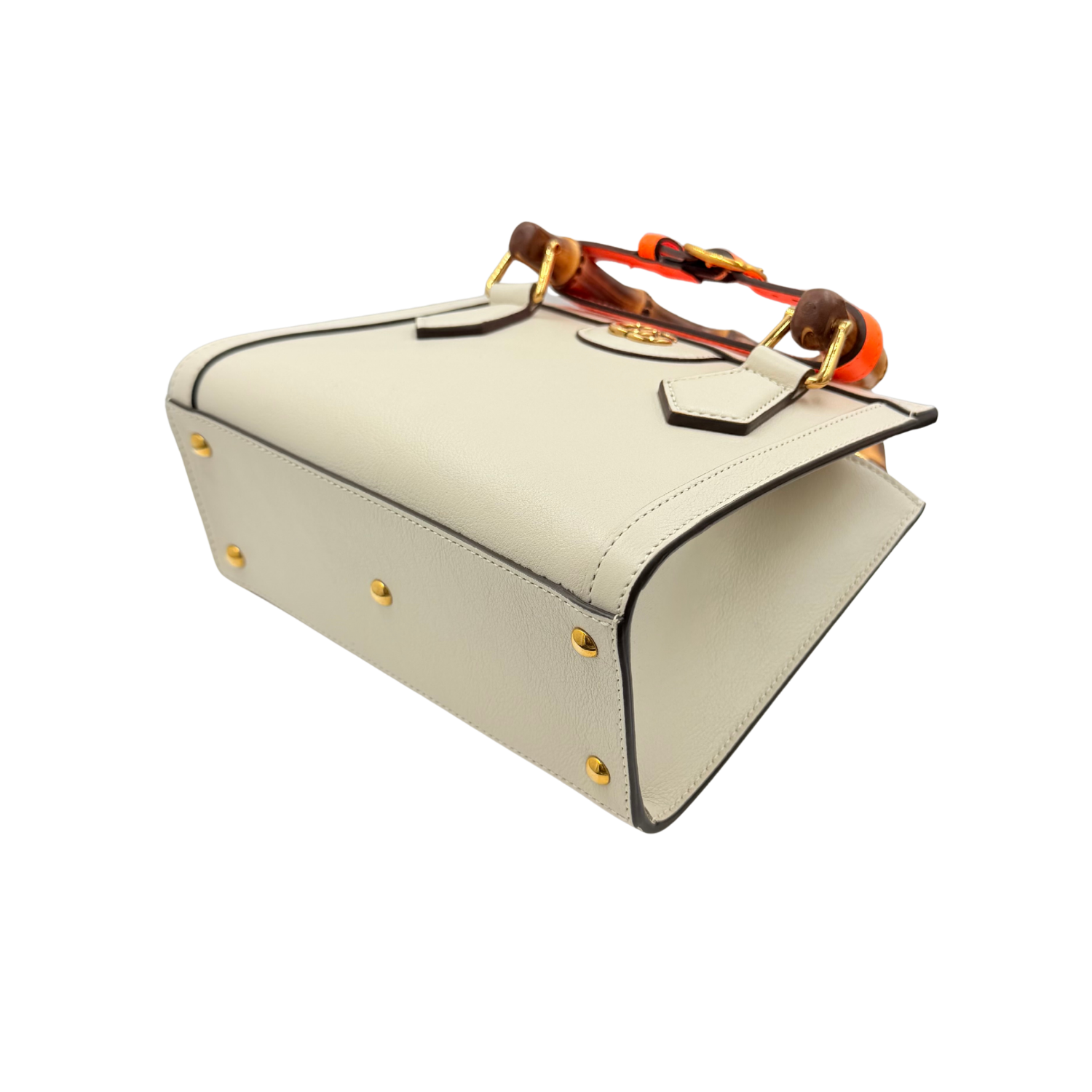 Mini Diana Tote Back Mystic White
