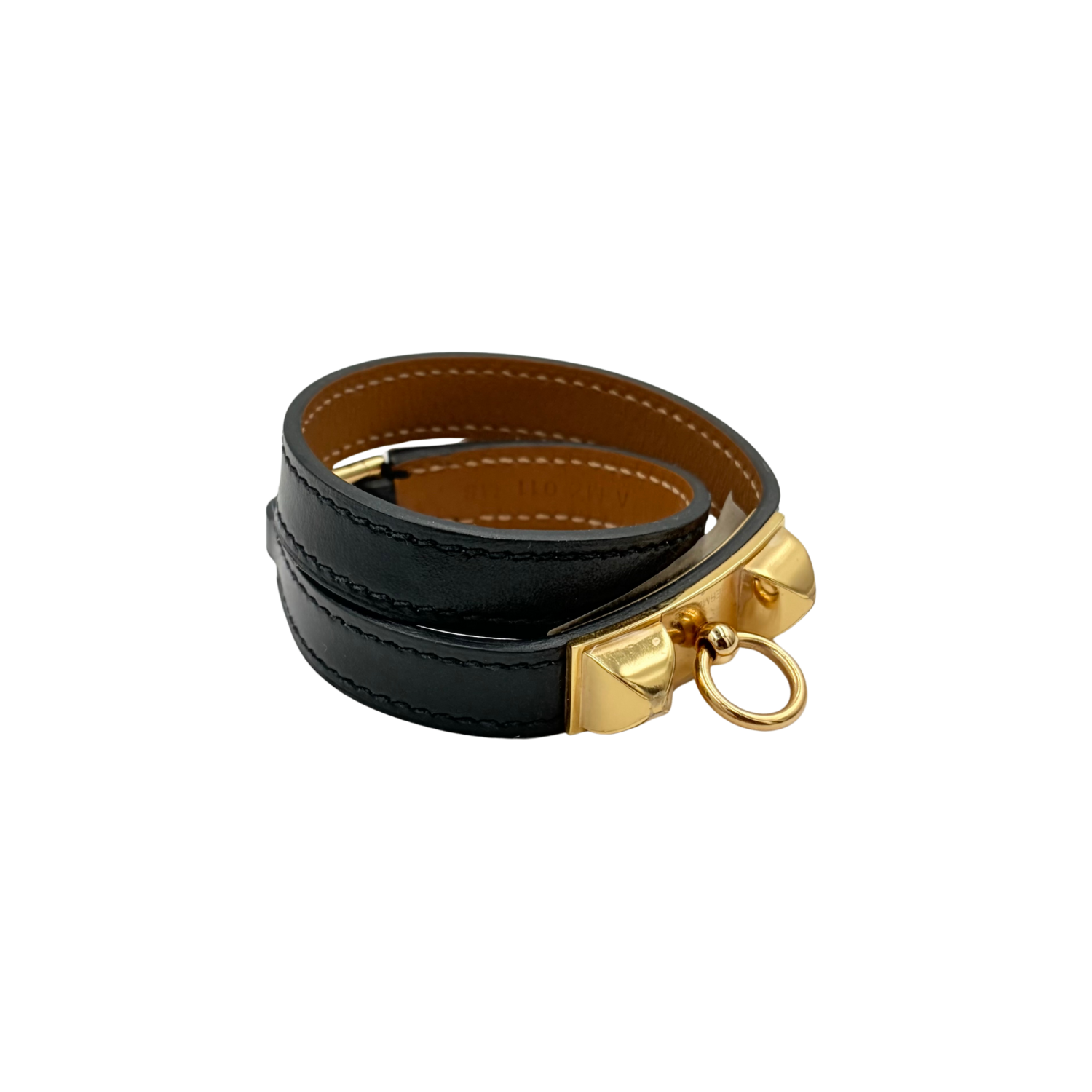 Hermès XS Rivale Double Tour Bracelet Black