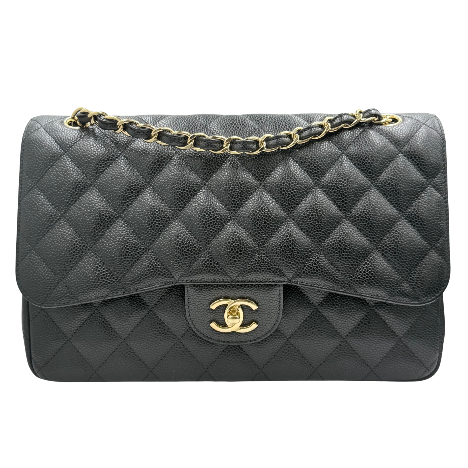 Chanel Jumbo Classic Double Flap Black Series 27
