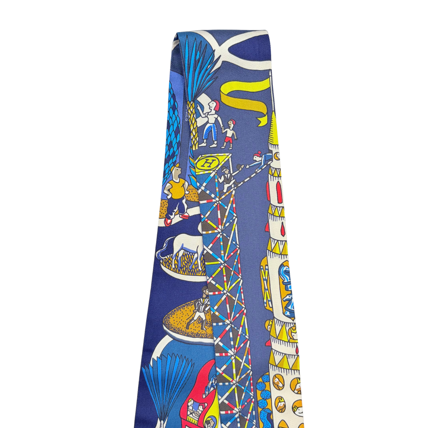 Hermès Silk Twilly Blue