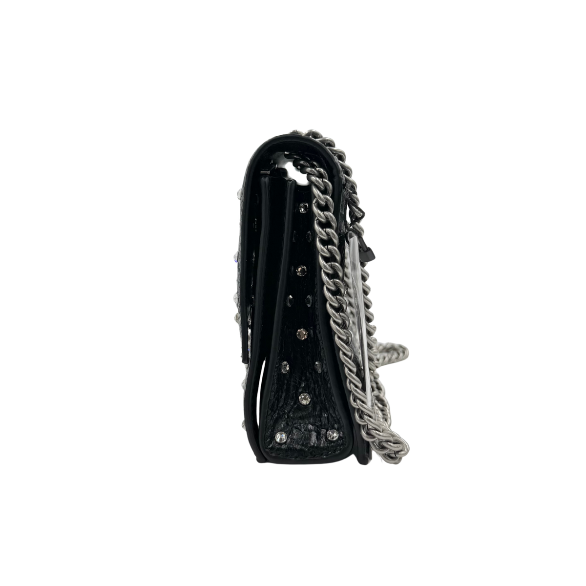Sparkle Crush Wallet on Chain Black