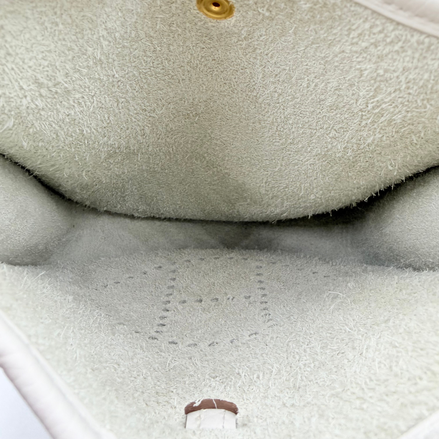 Hermès Clemence Evelyne TPM 16 Gris Pale