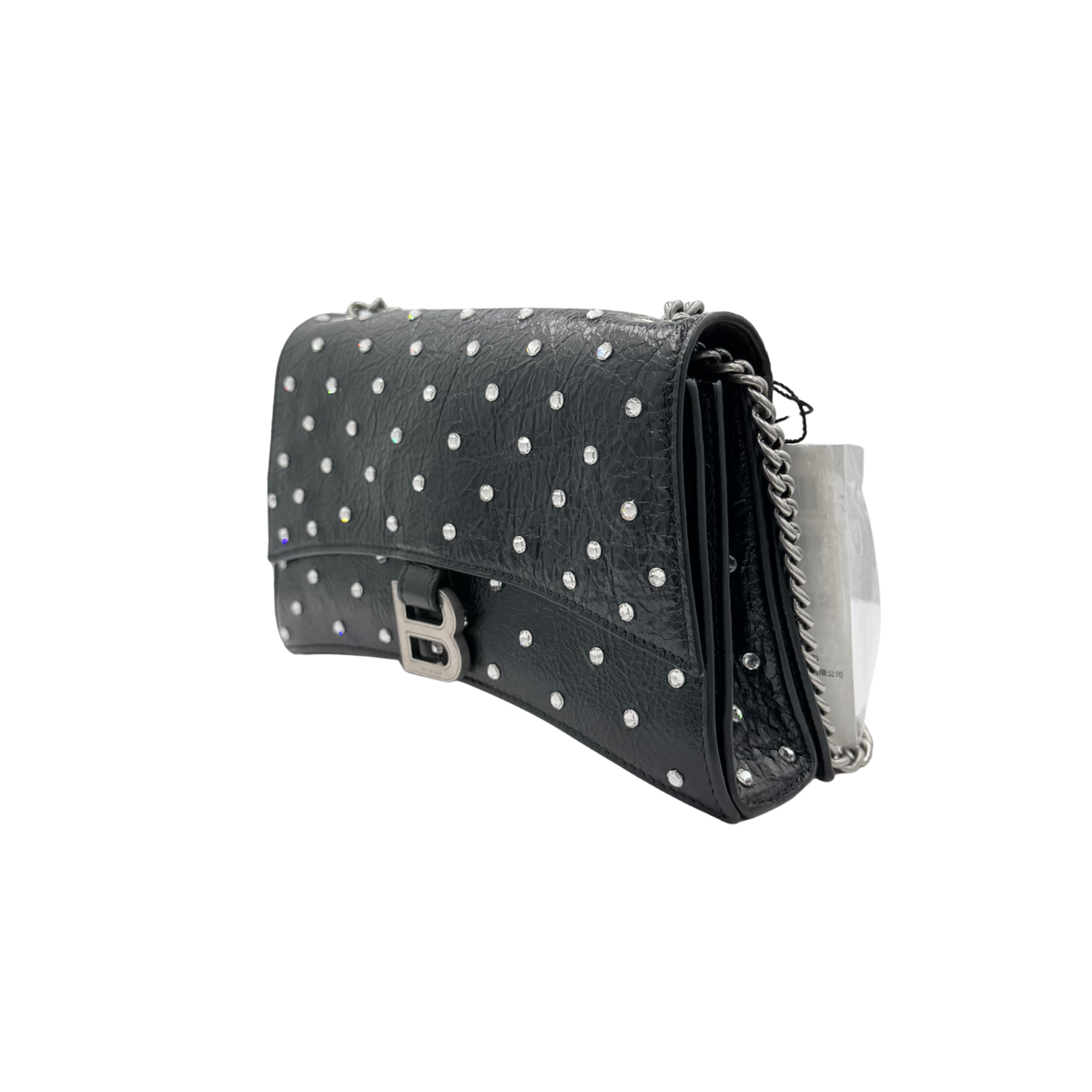 Sparkle Crush Wallet on Chain Black