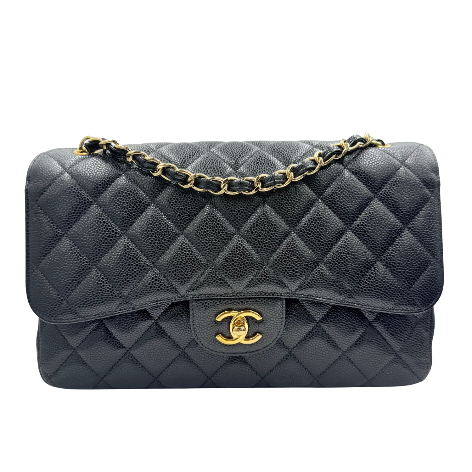 Chanel Jumbo Classic Double Flap Black Series 26