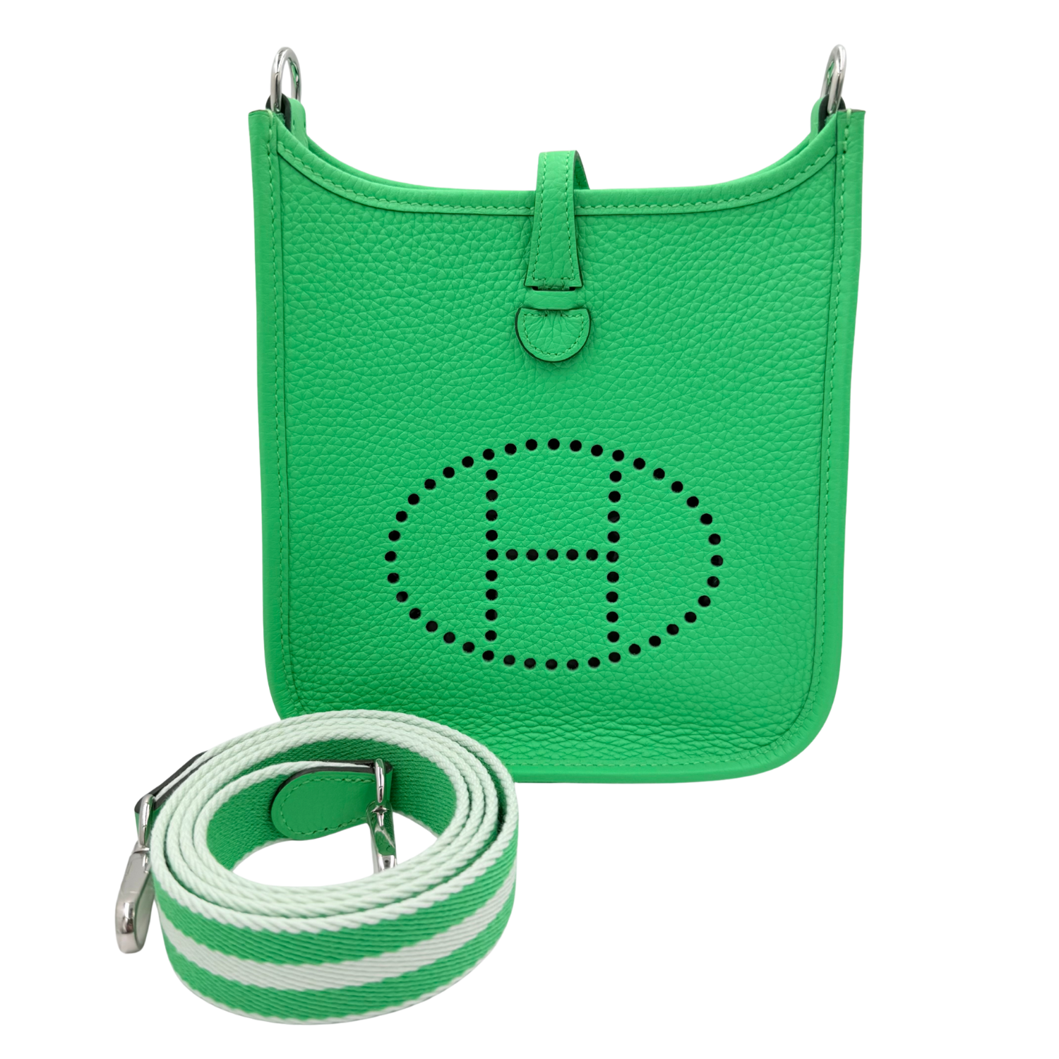 Hermès Clemence Evelyne TPM 16 Vert Comics
