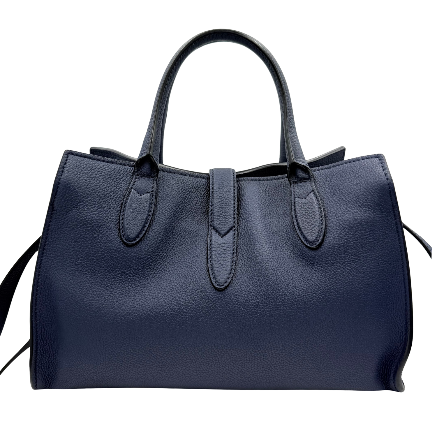 Gucci Small Leather Jackie Soft Tote Bag Navy