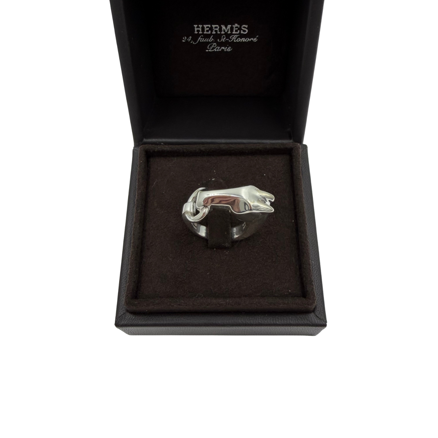 Hermès Galop Ring Silver