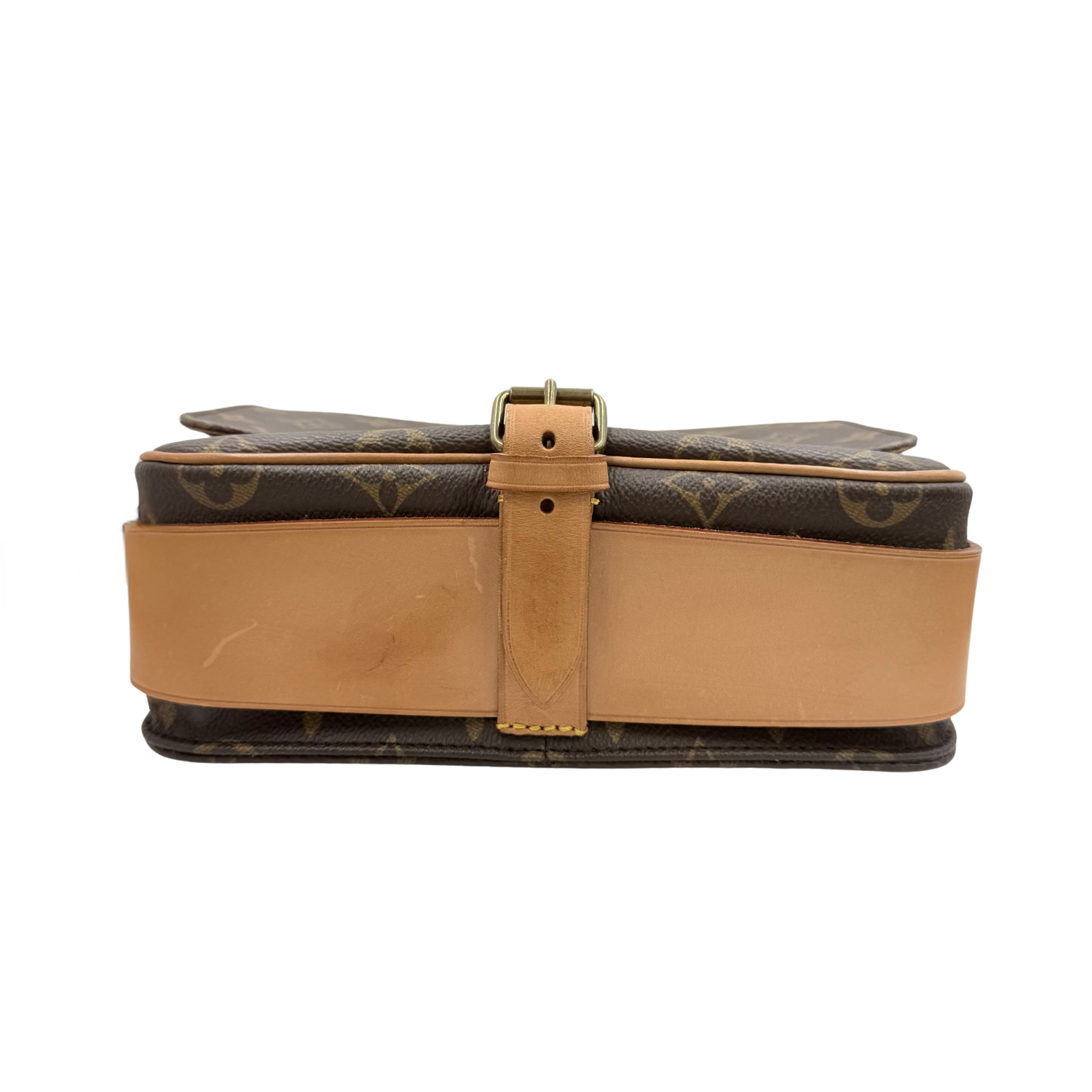 Louis Vuitton Vintage MM Monogram Cartouchière Brown