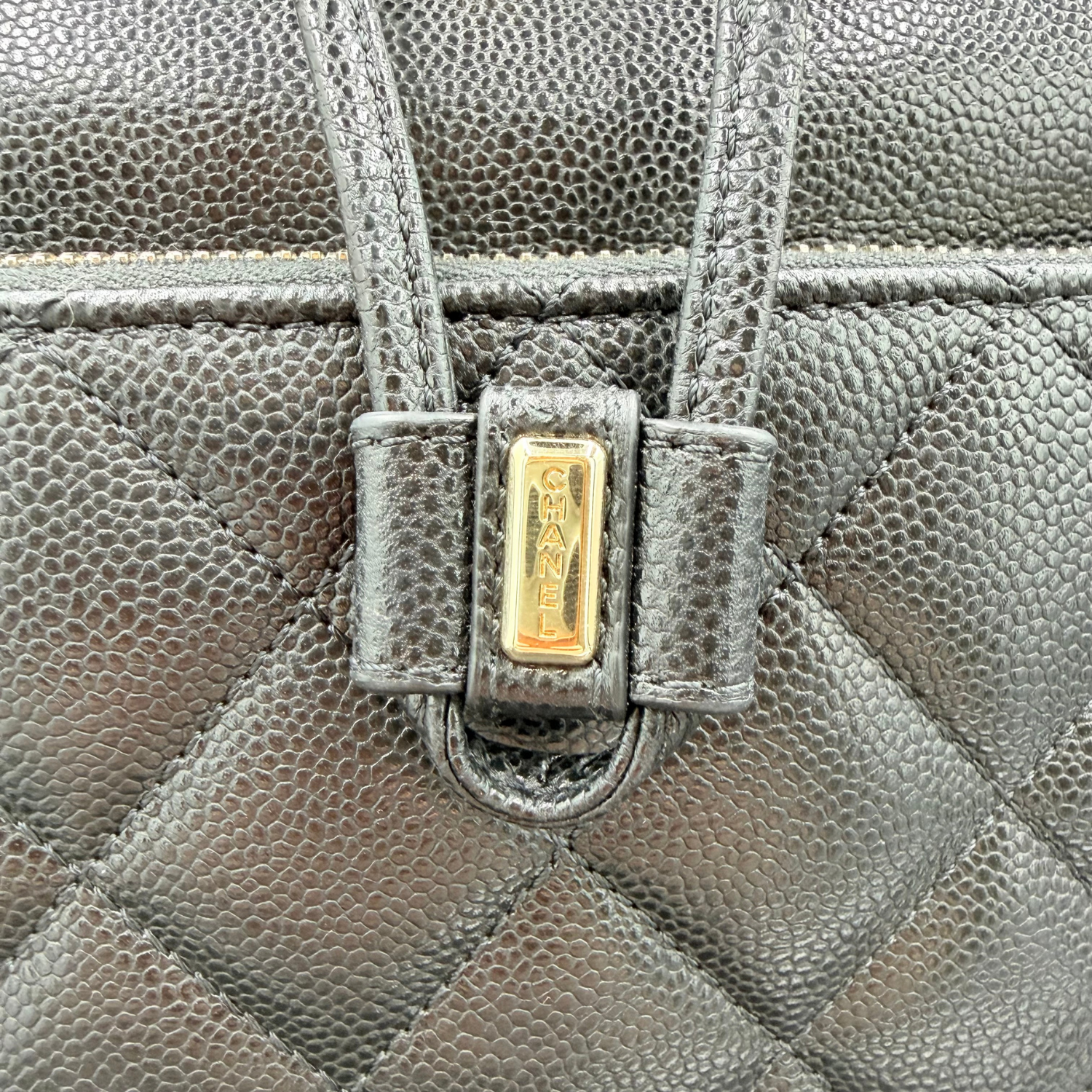 Chanel Caviar Quilted Leather Business Affinity Backpack Black