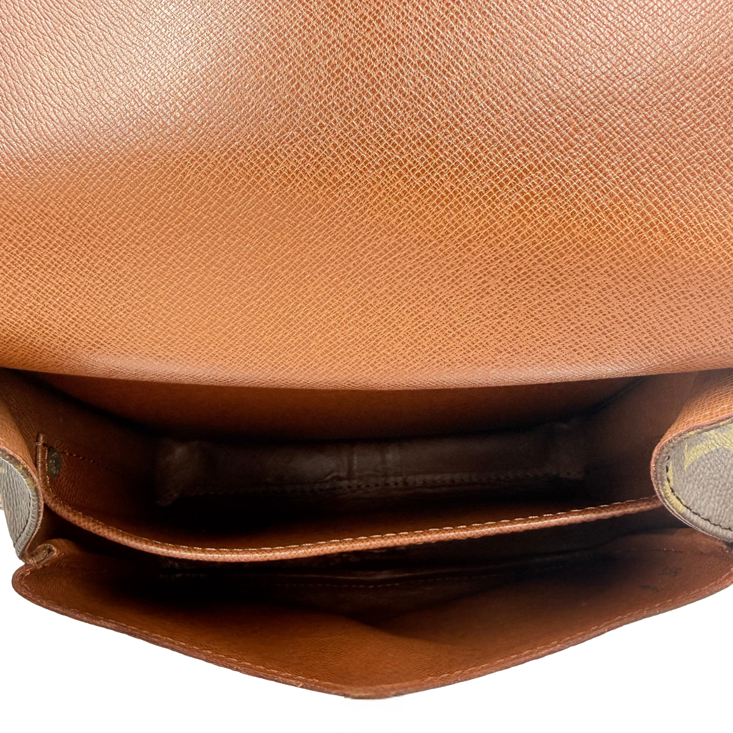 Louis Vuitton Vintage MM Monogram Cartouchière Brown