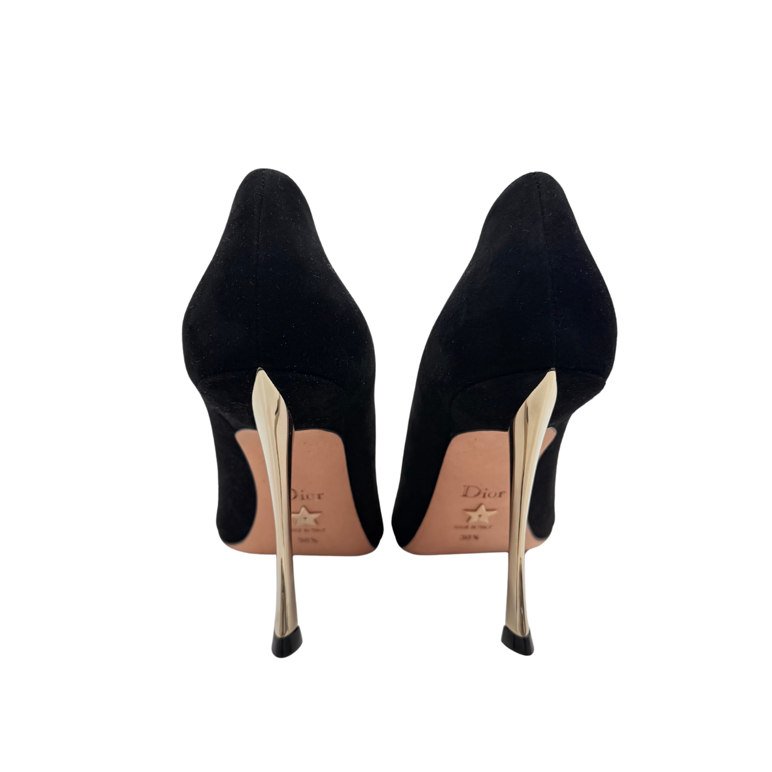 Christian Dior Suede Pumps Black