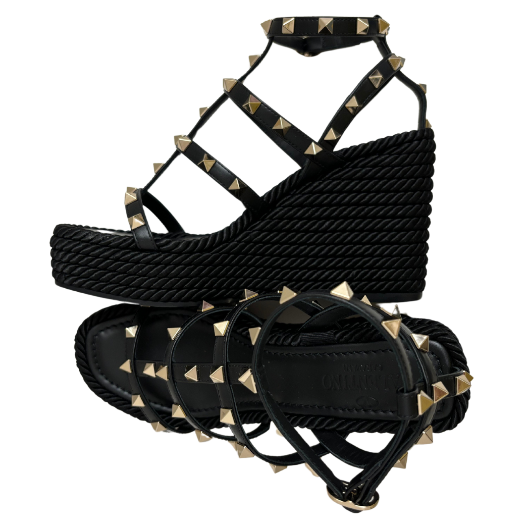 Valentino Rockstud Wedges