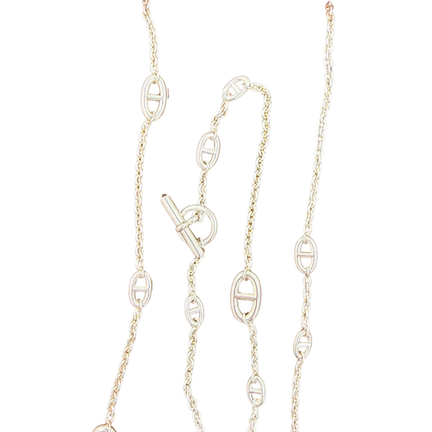 Hermès Sterling Silver Farandole Necklace 120