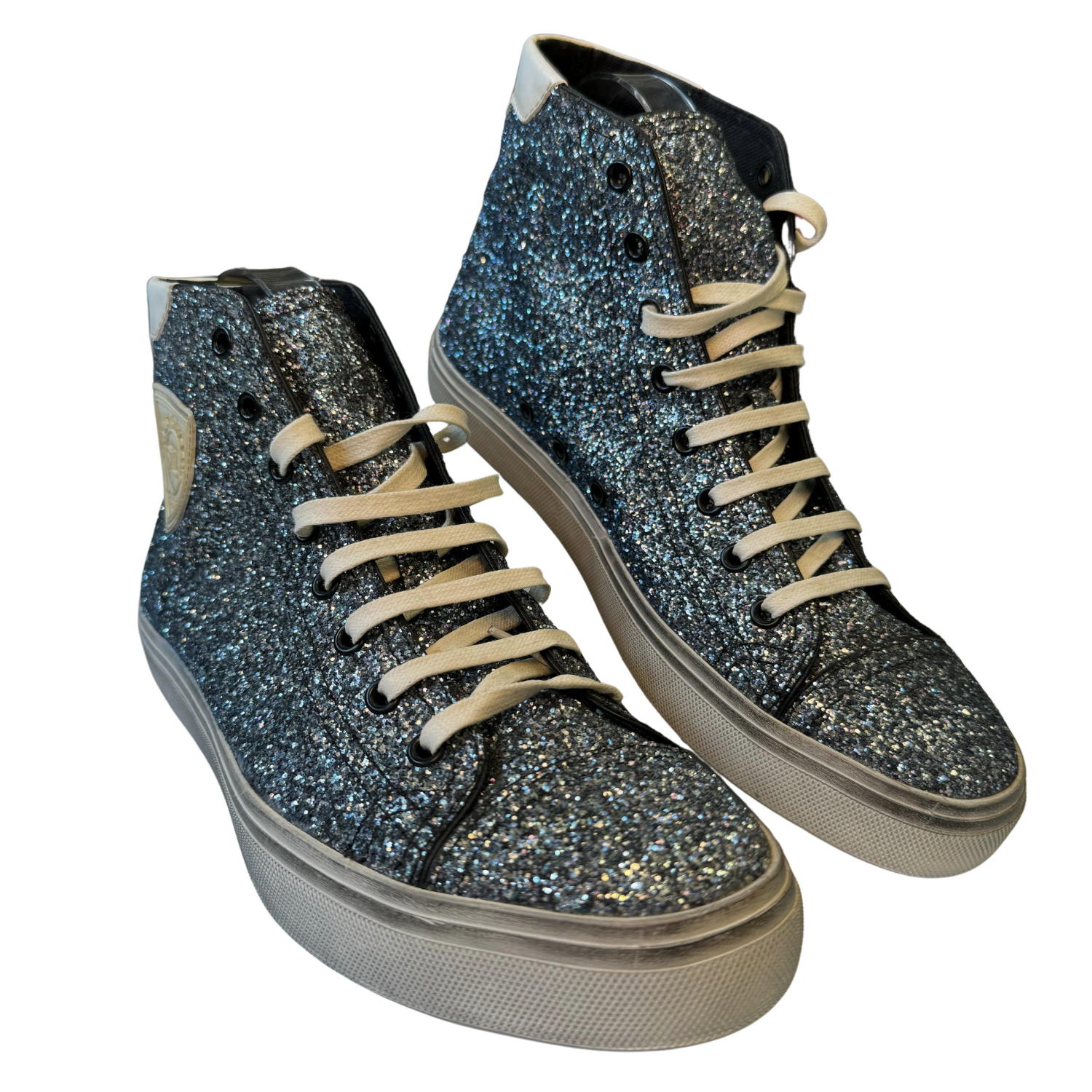 Saint Laurent Glitter Bedford Hightops