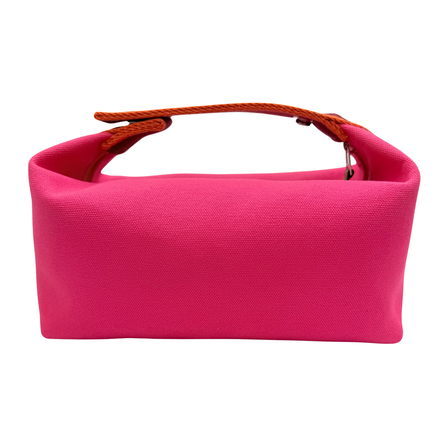 Hermès Small Canvas Bride-A-Brac Pouch Hibiscus