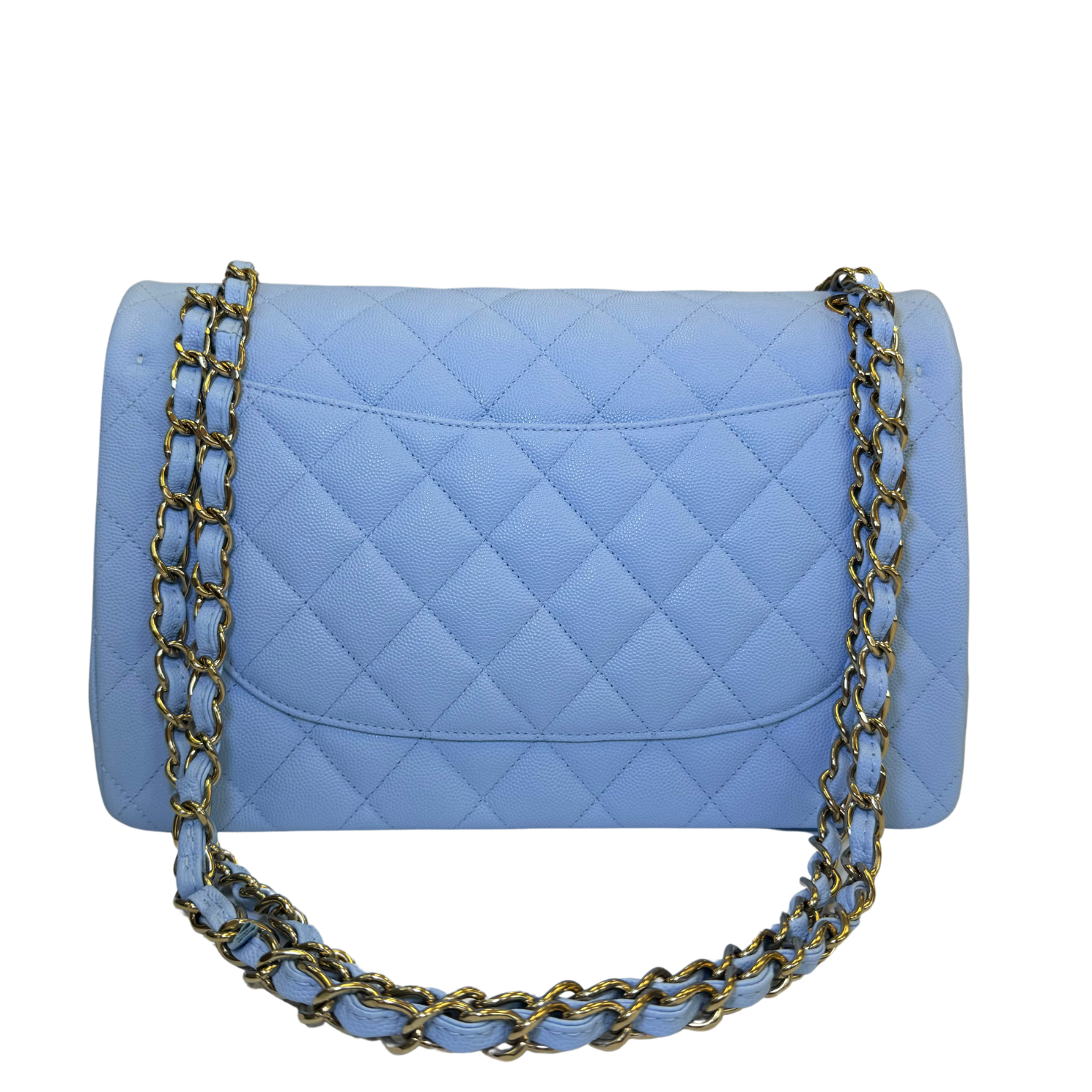 Chanel Jumbo Double Flap Classic Light Blue