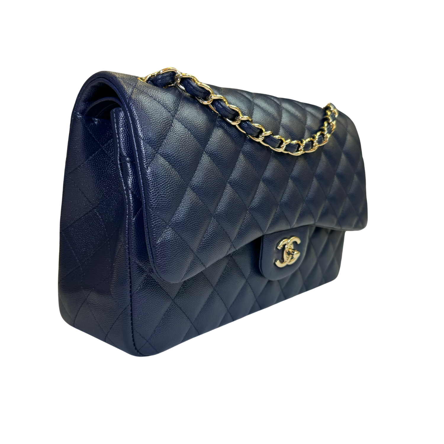 Chanel Jumbo Double Flap Classic Navy