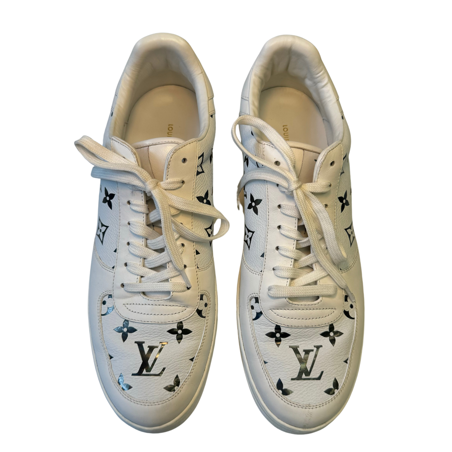 Louis Vuitton Rivoli White Leather Sneakers