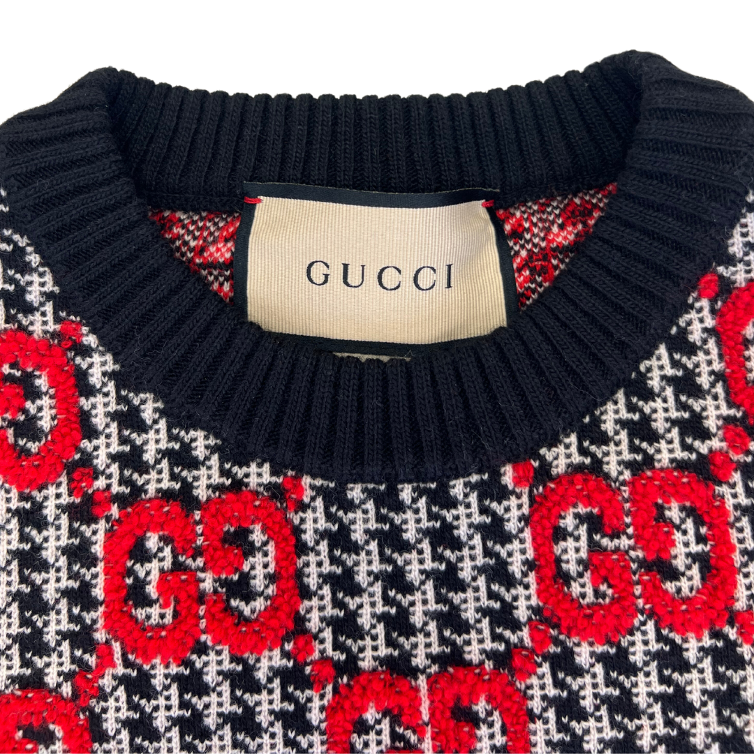 Gucci GG Wool Houndstooth Top