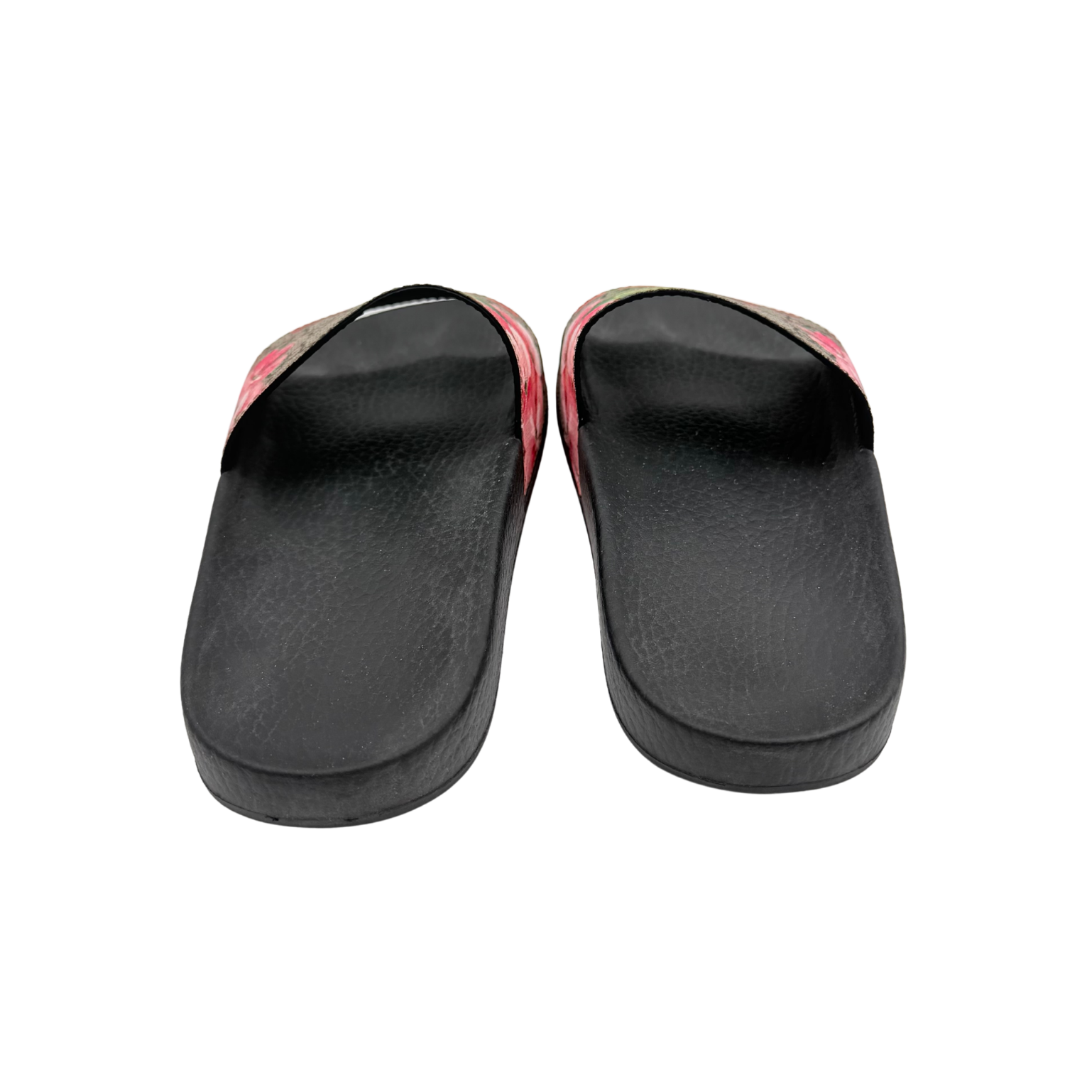 Gucci GG Supreme GG Supreme Monogram Blooms Slide Sandals Size 35