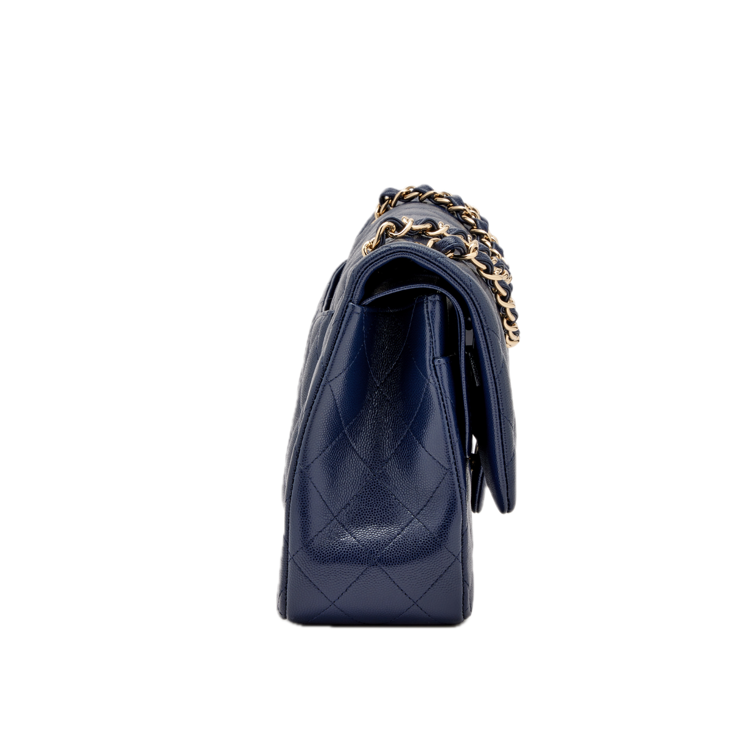 Chanel Medium Double Flap Classic Navy