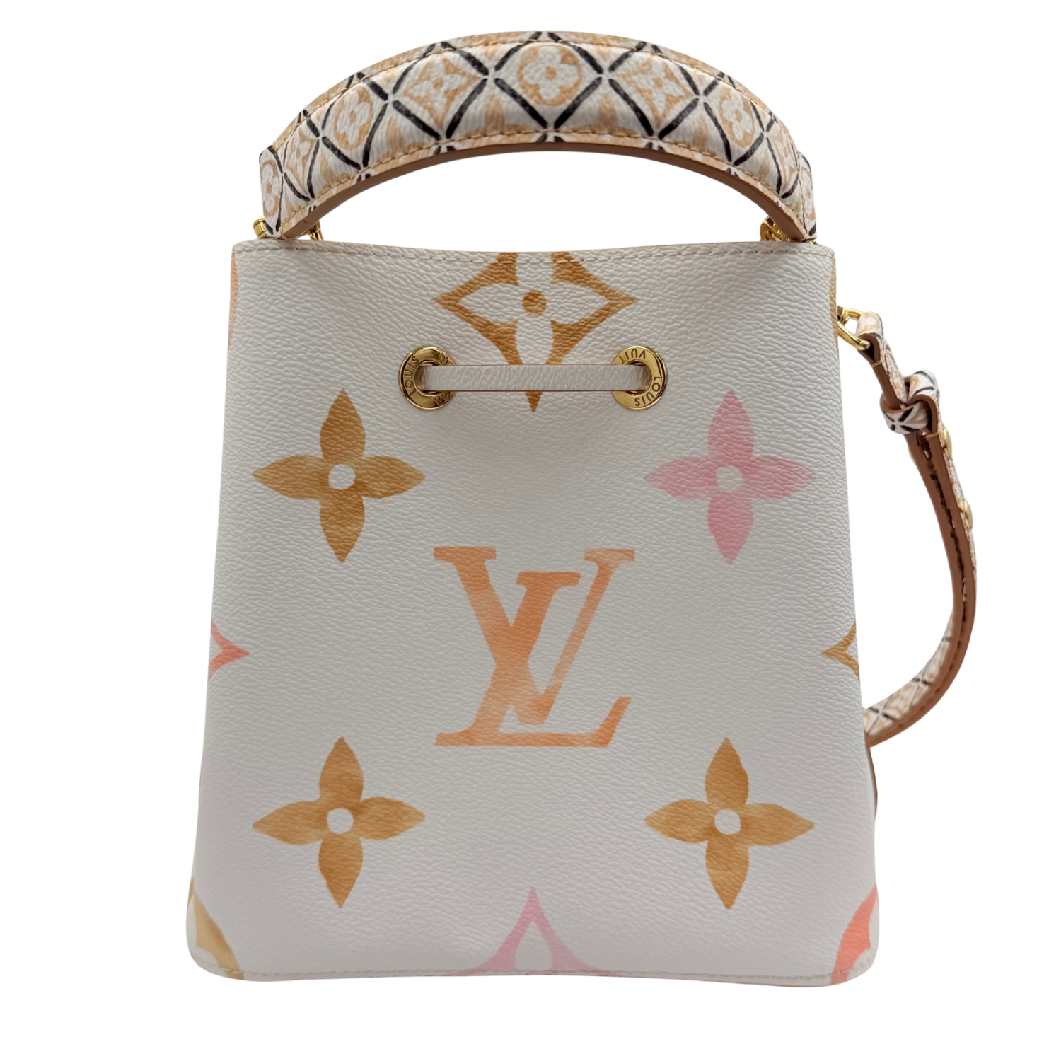 Louis Vuitton Monogram By The Pool 2.0 Neonoe BB Bucket Bag Beige