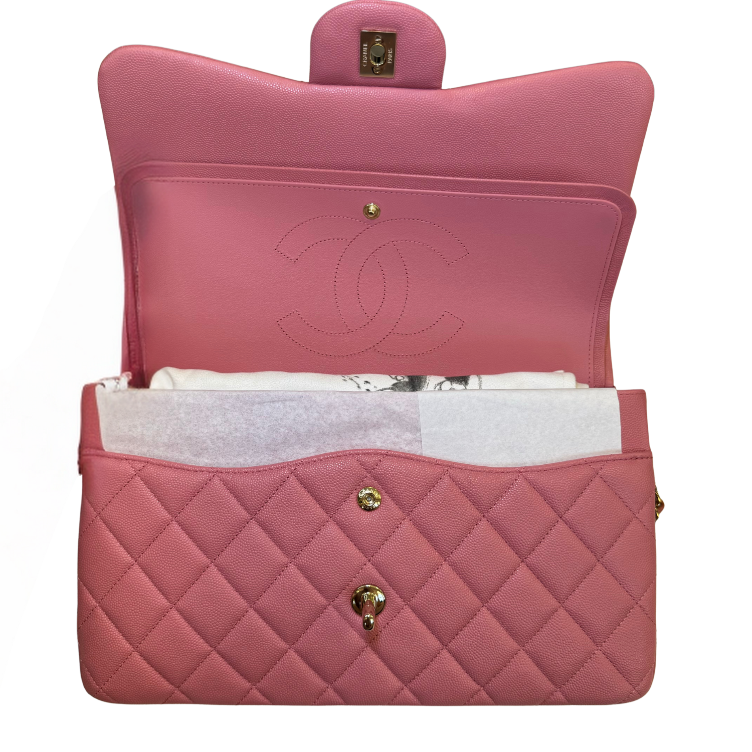 Chanel Jumbo Double Flap Classic Pink