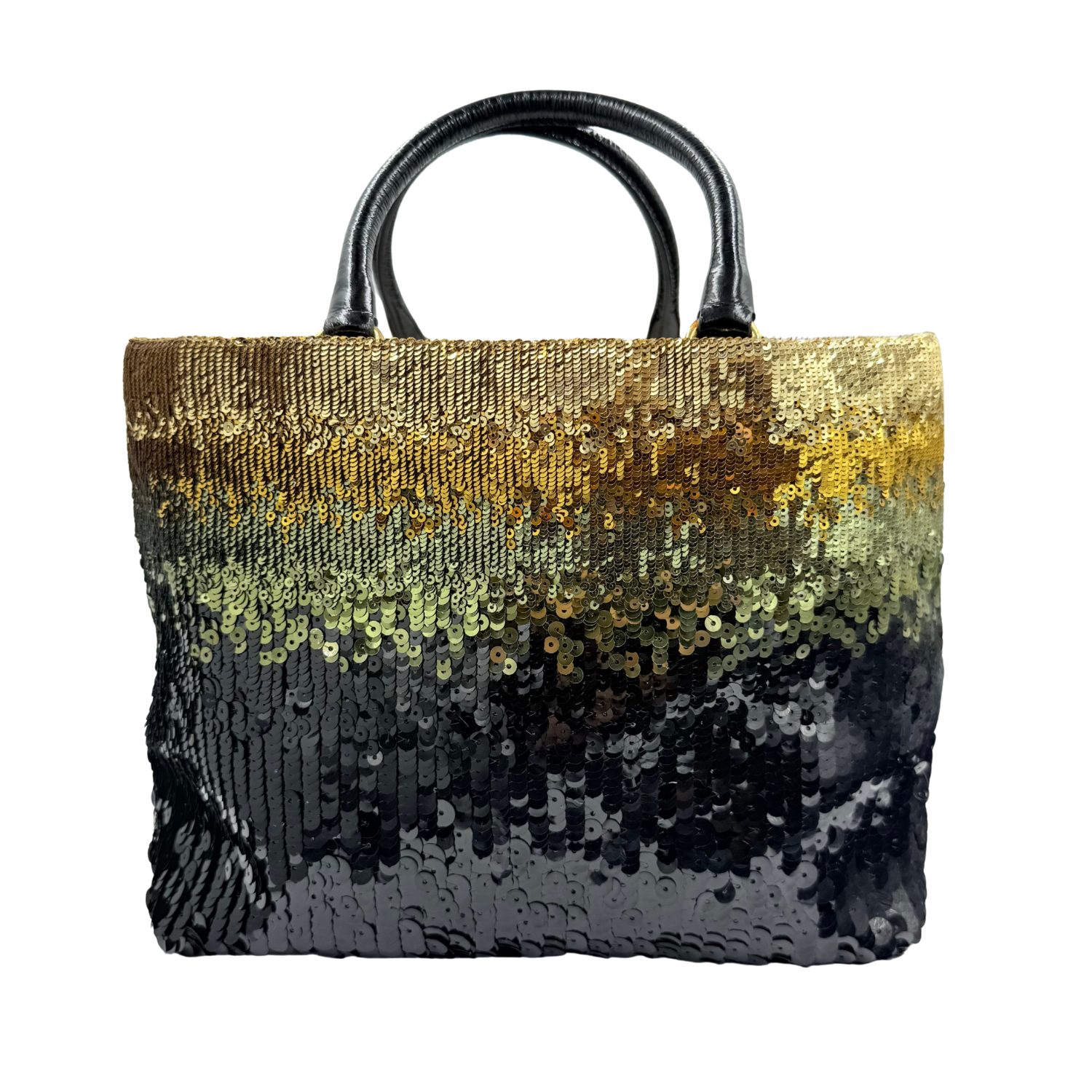 Prada Ombre Sequined Tote Bag Multicolor