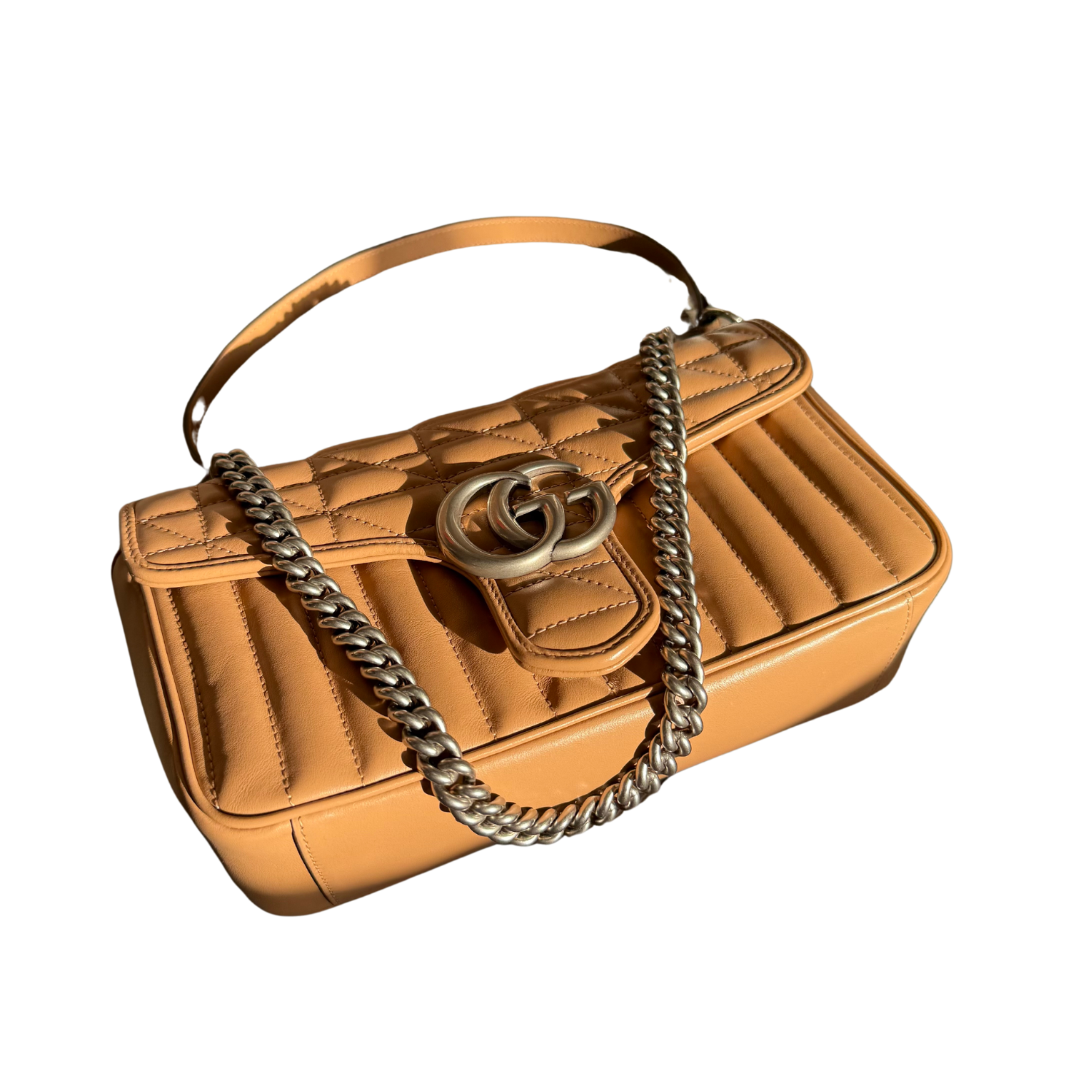 Gucci GG Marmont Medium Bag Tan