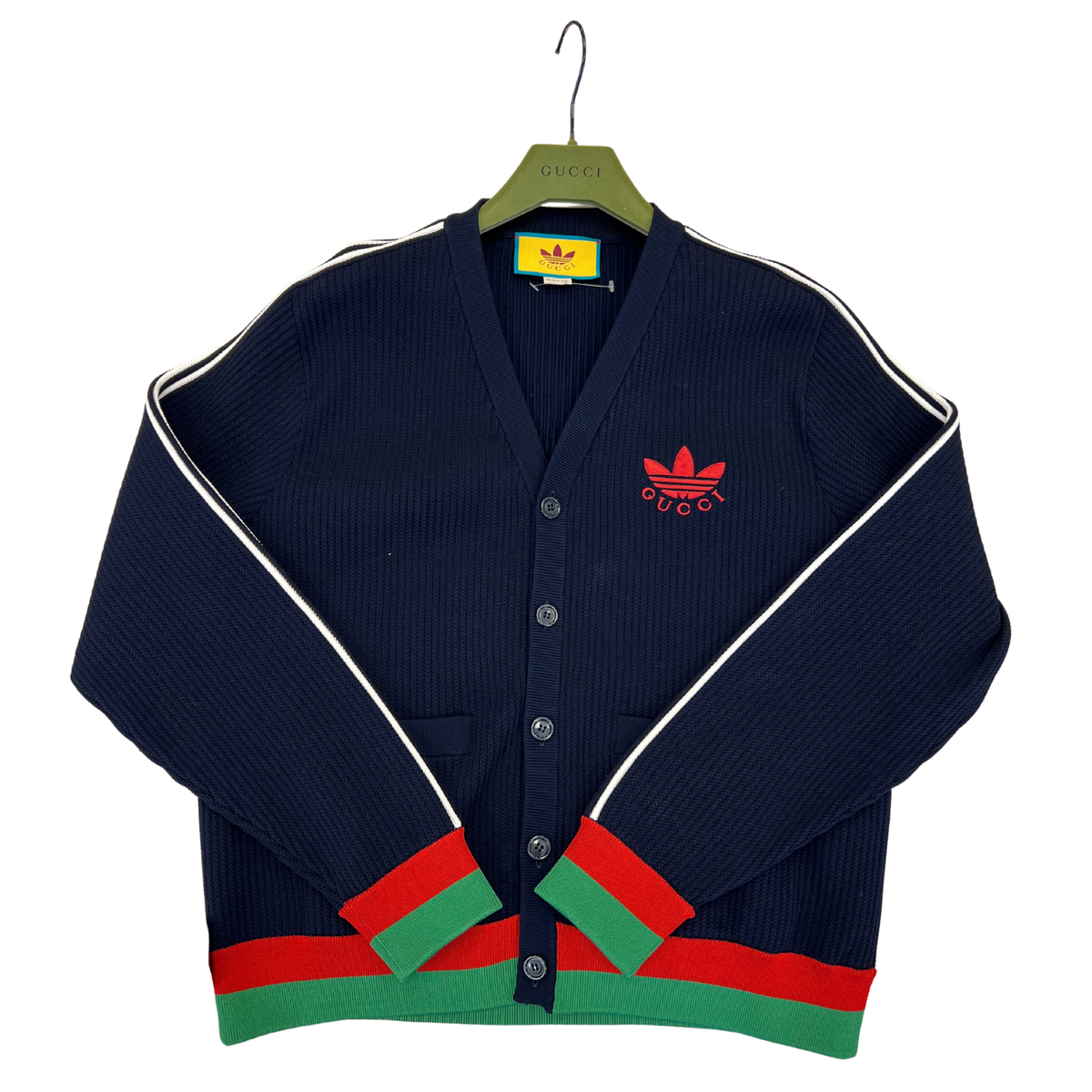 GUCCI adidas ウールカーディガン Gucci x Adidas Cardigan