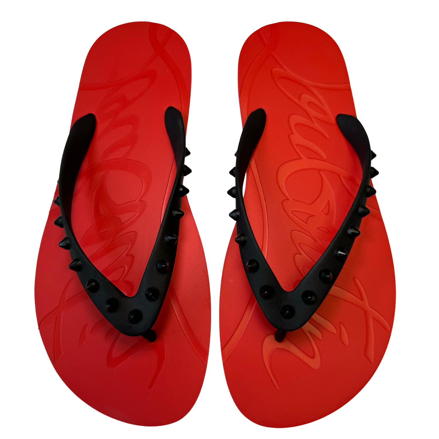 Christian Louboutin Loubi Flip Flops