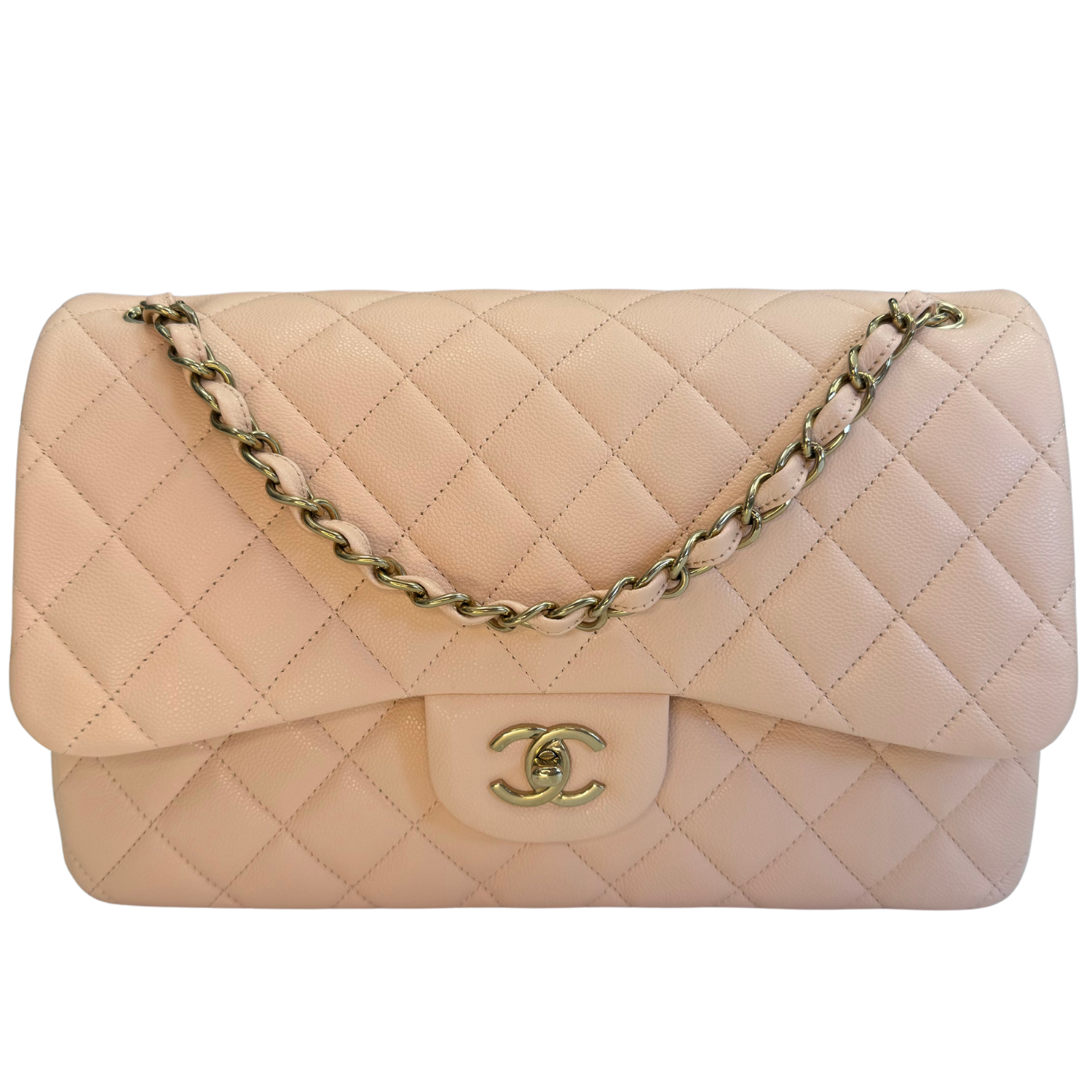 Chanel Jumbo Double Flap Classic Light Beige