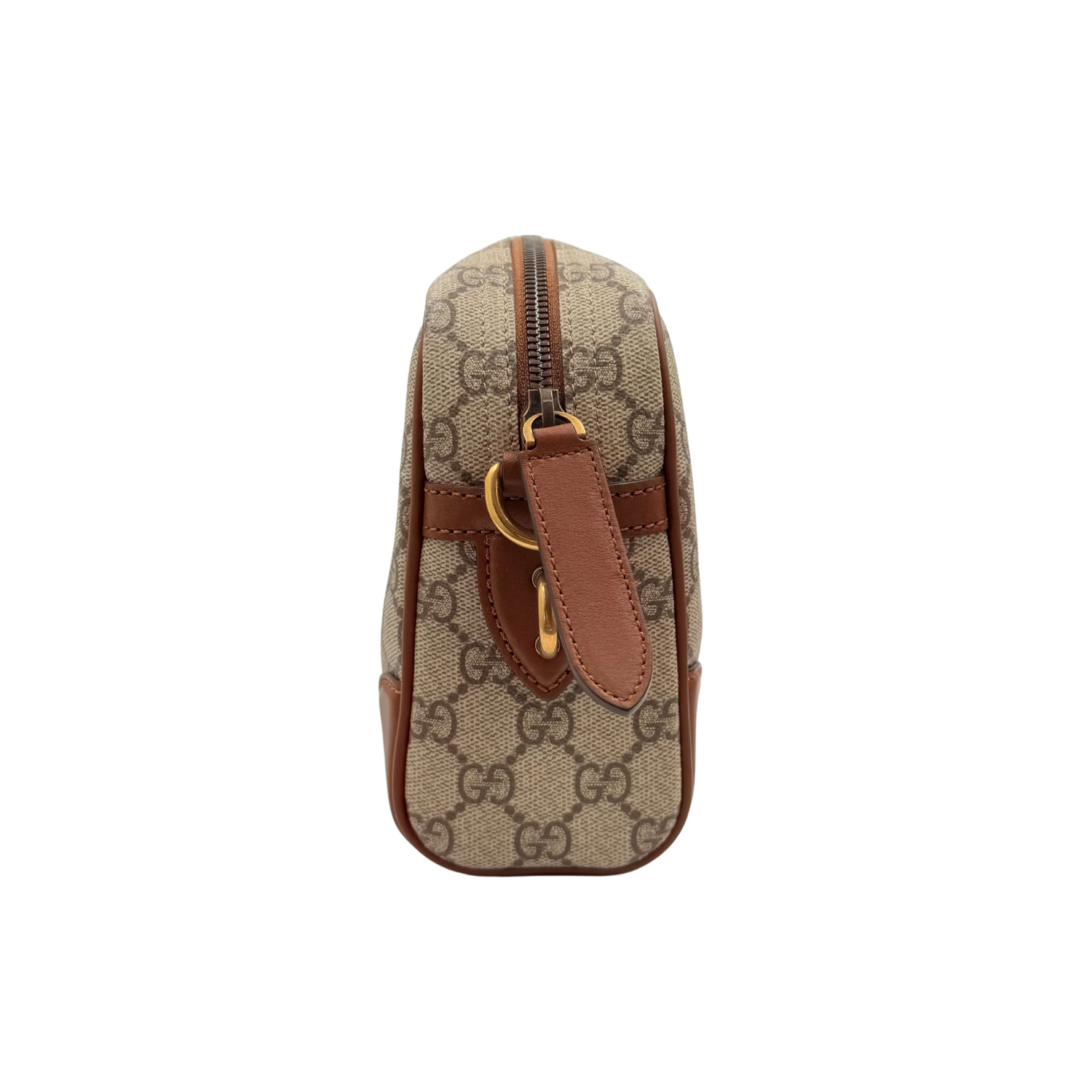 Medium GG Supreme Monogram Canvas Crossbody Brown