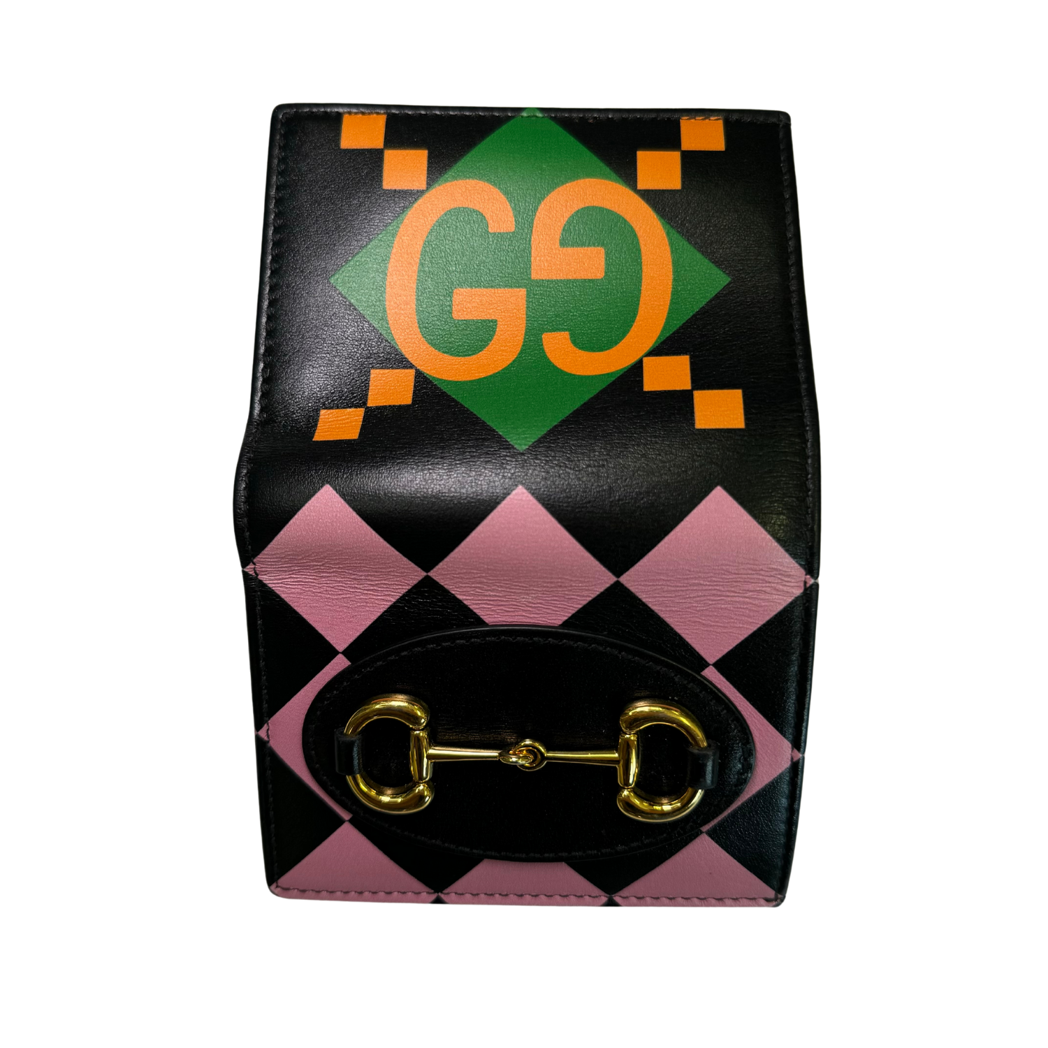 Gucci Rhombus 1955 Horsebit Leather Wallet