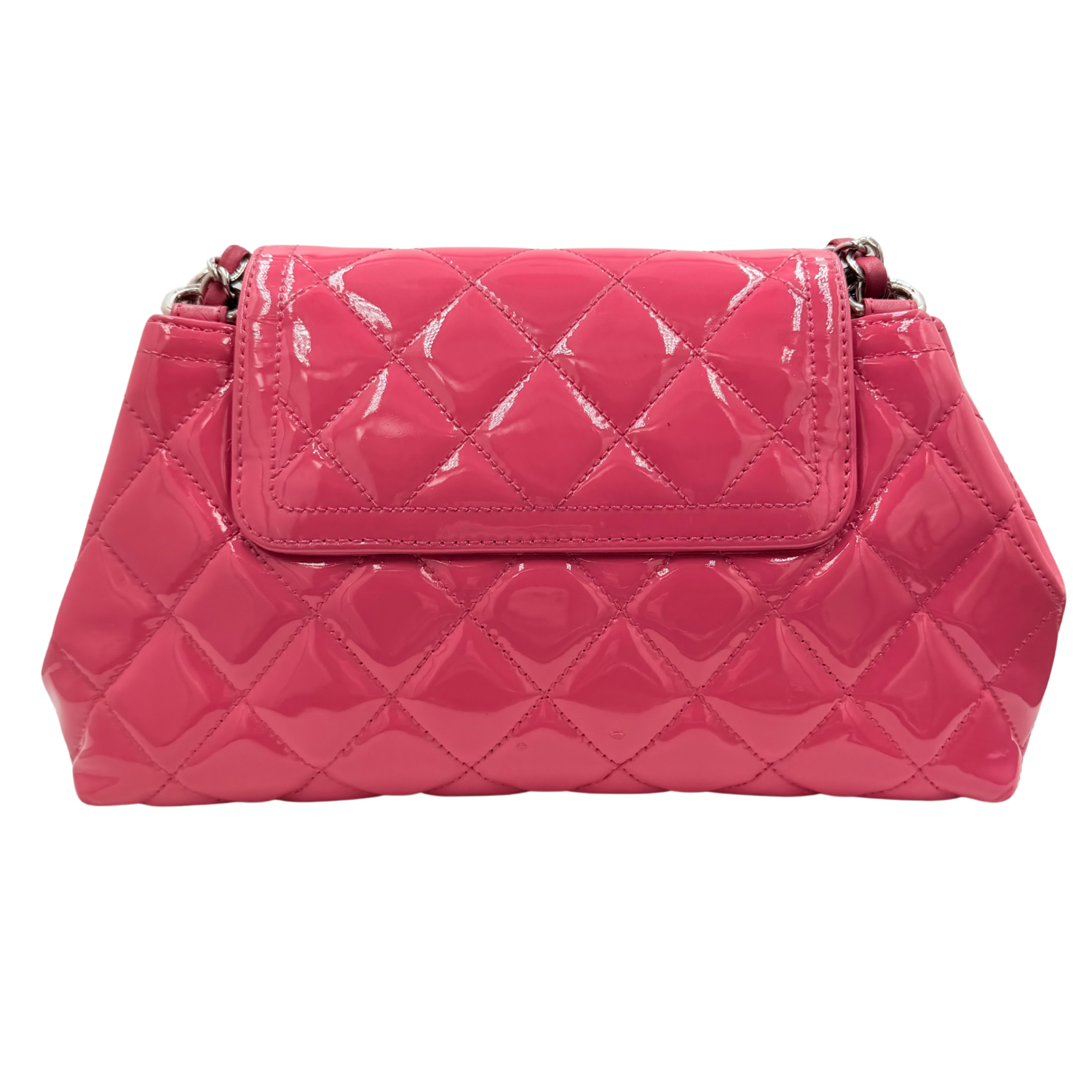 Small Coco Shine Accordion Bag Pink