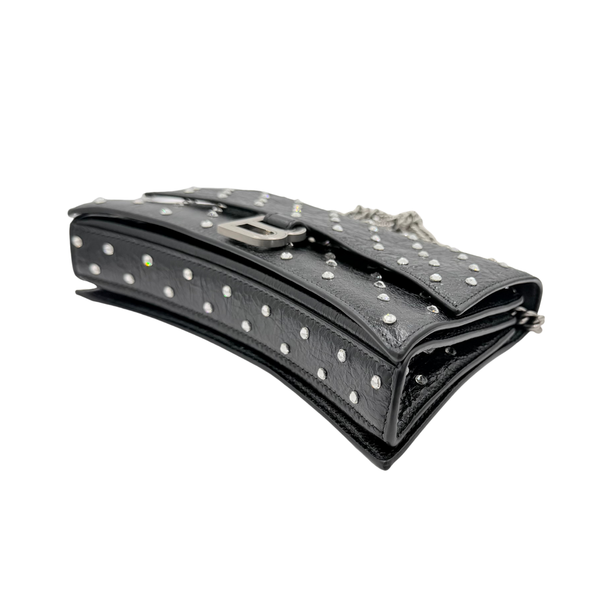 Sparkle Crush Wallet on Chain Black