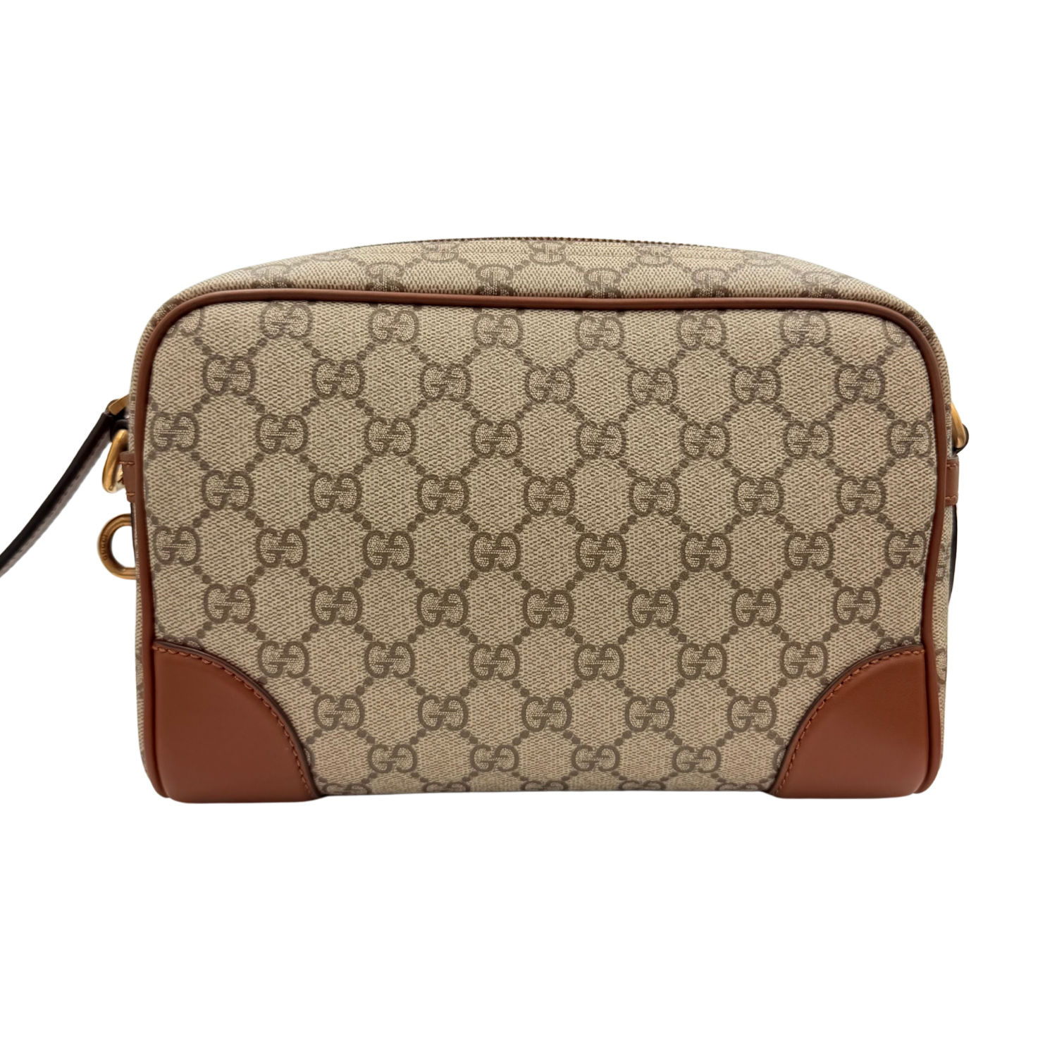 Medium GG Supreme Monogram Canvas Crossbody Brown
