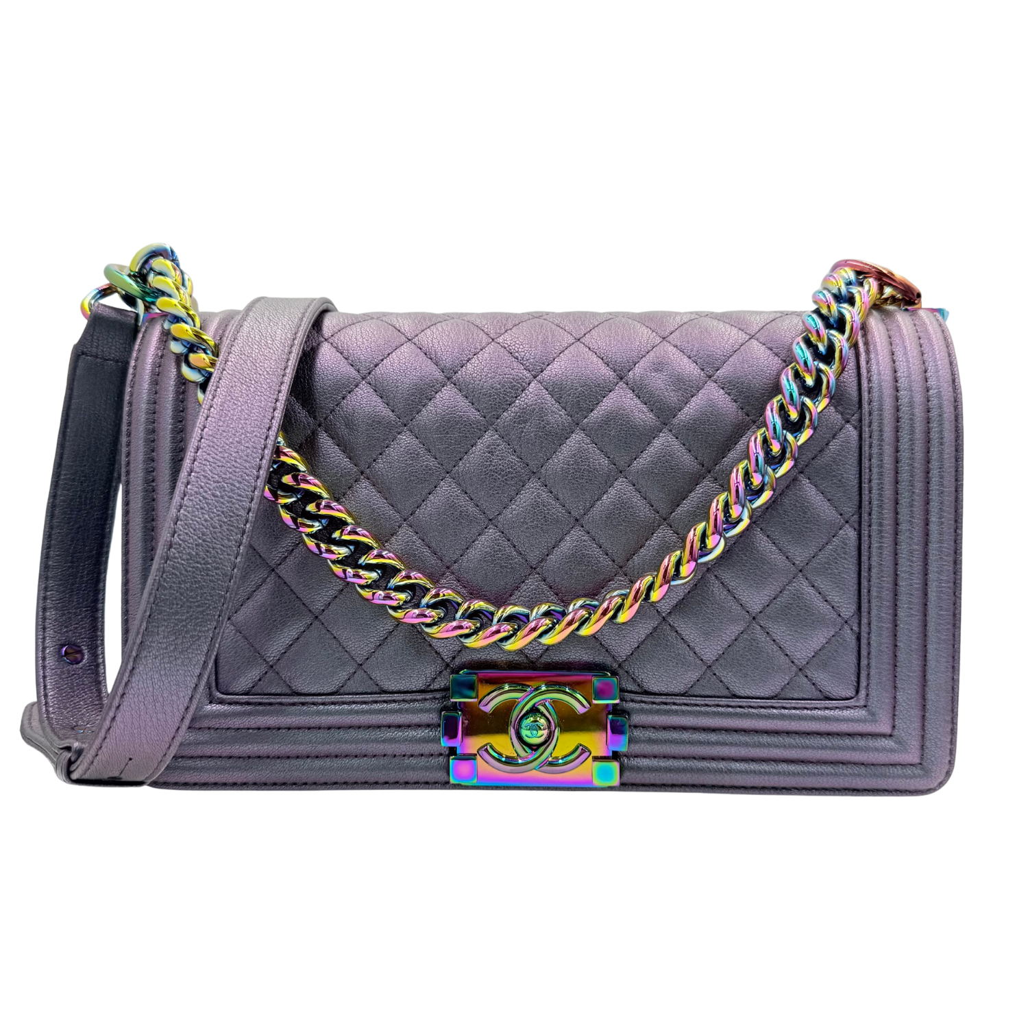 Chanel Medium Iridescent Boy Bag