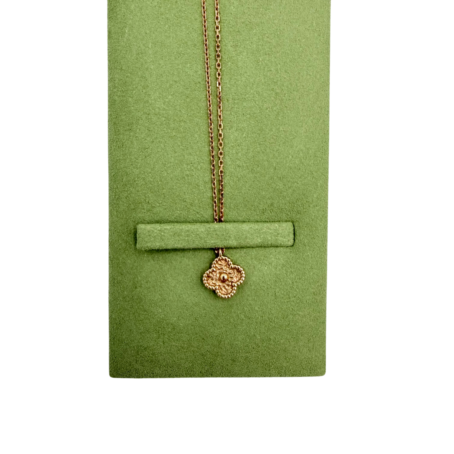 Van Cleef Vintage Alhambra Pendant Rose Gold