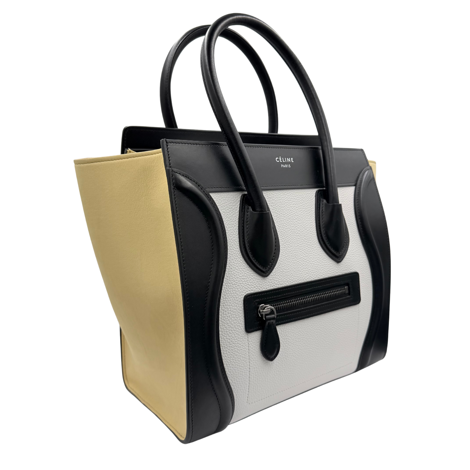Céline Small Leather Luggage Tri Color