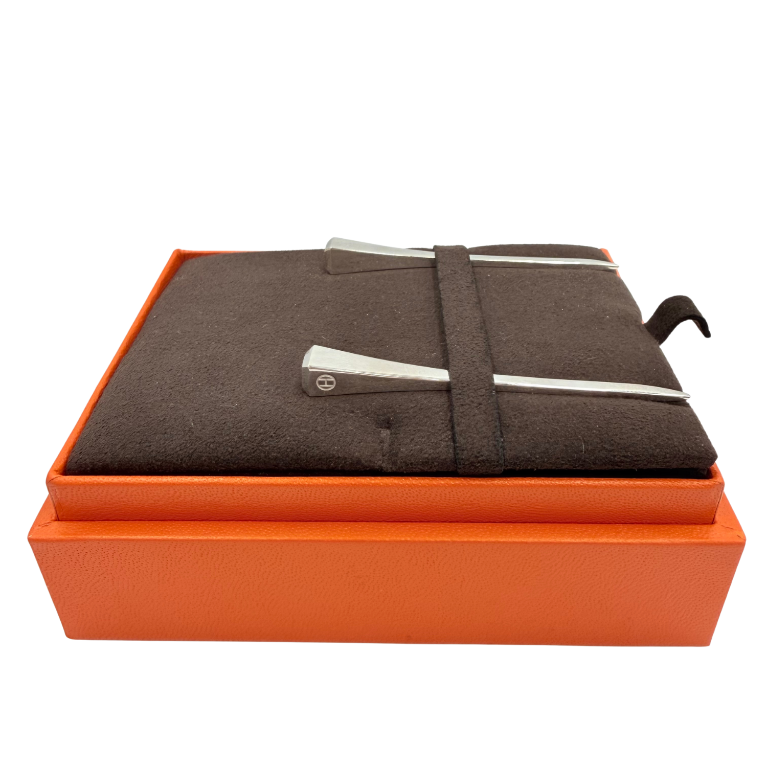 Hermès Clou de Forge Silver 925 Drop Earrings