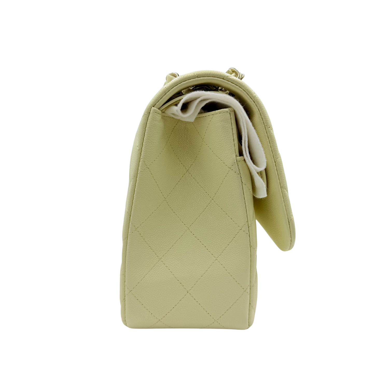 Chanel Jumbo Classic Double Flap Bag Light Green