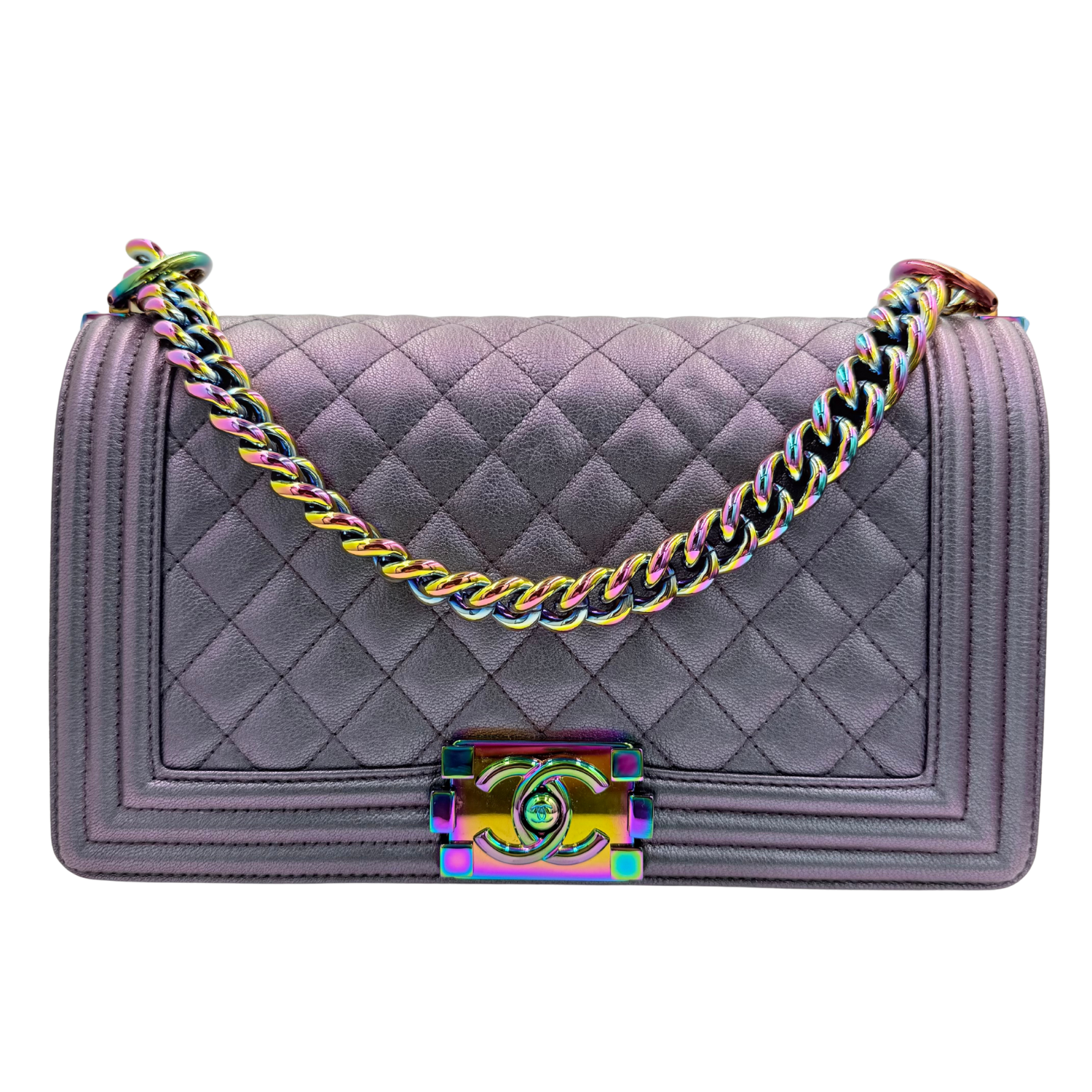 Chanel Medium Iridescent Boy Bag