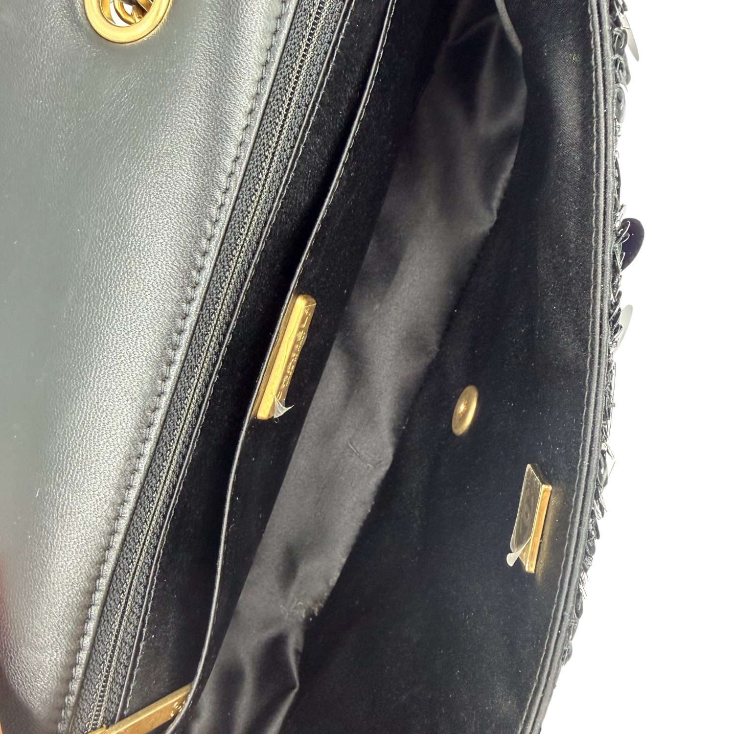 Chanel Limited Sequin Classic Flap Black