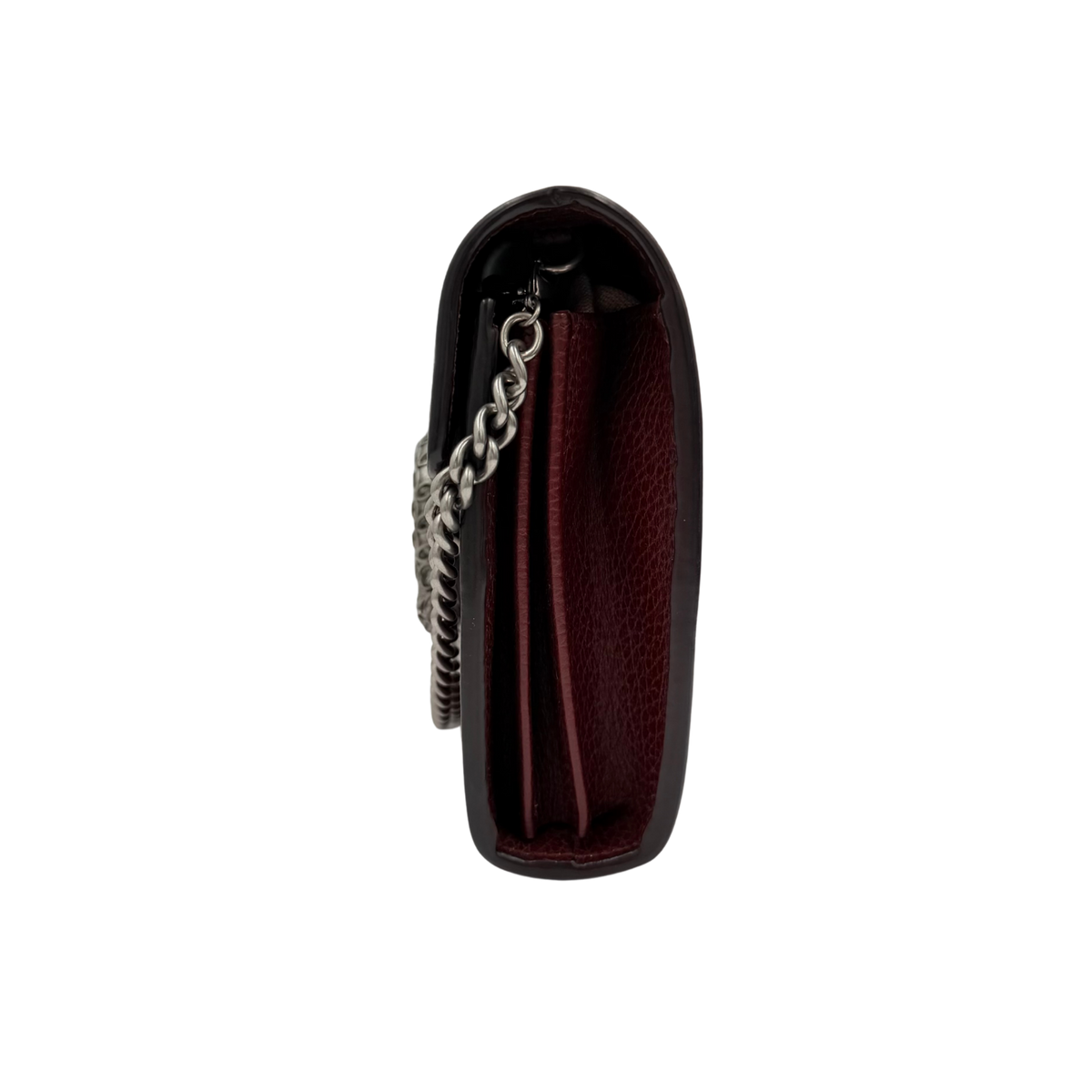 Small Dionysus Wallet on Chain Burgundy