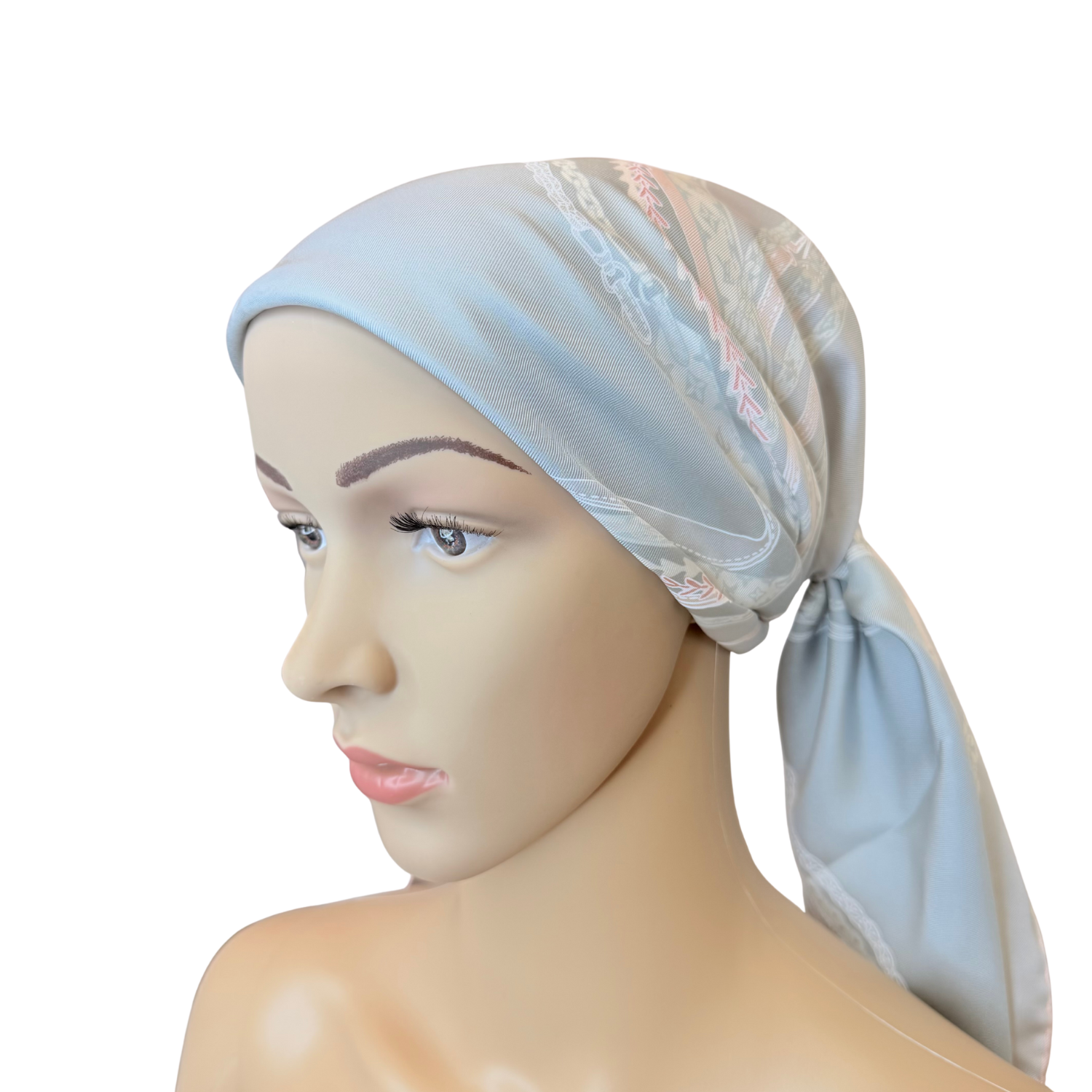 Louis Vuitton Silk Scarf Pink and Grey