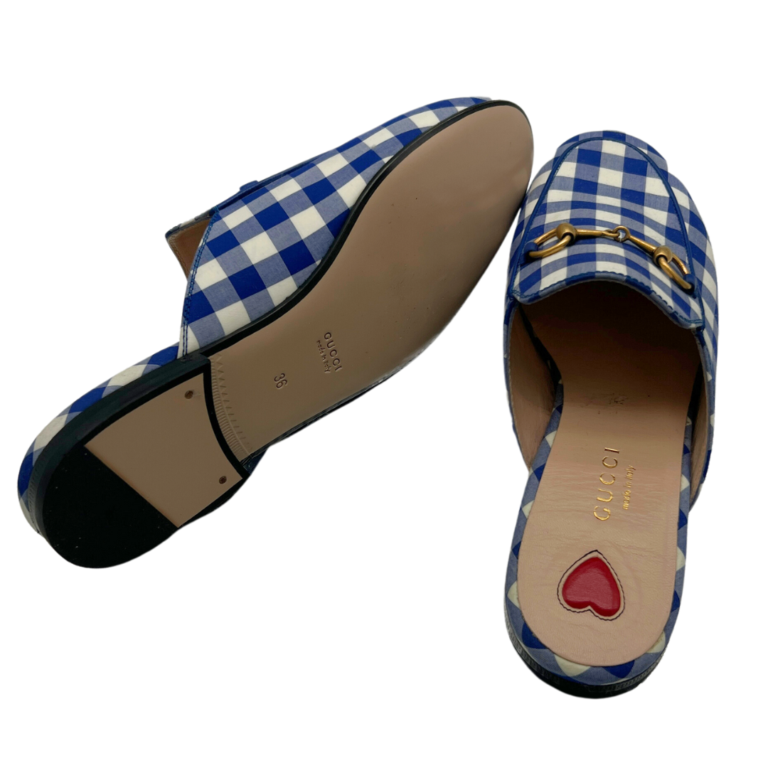 Gucci Princetown Gingham Loafer